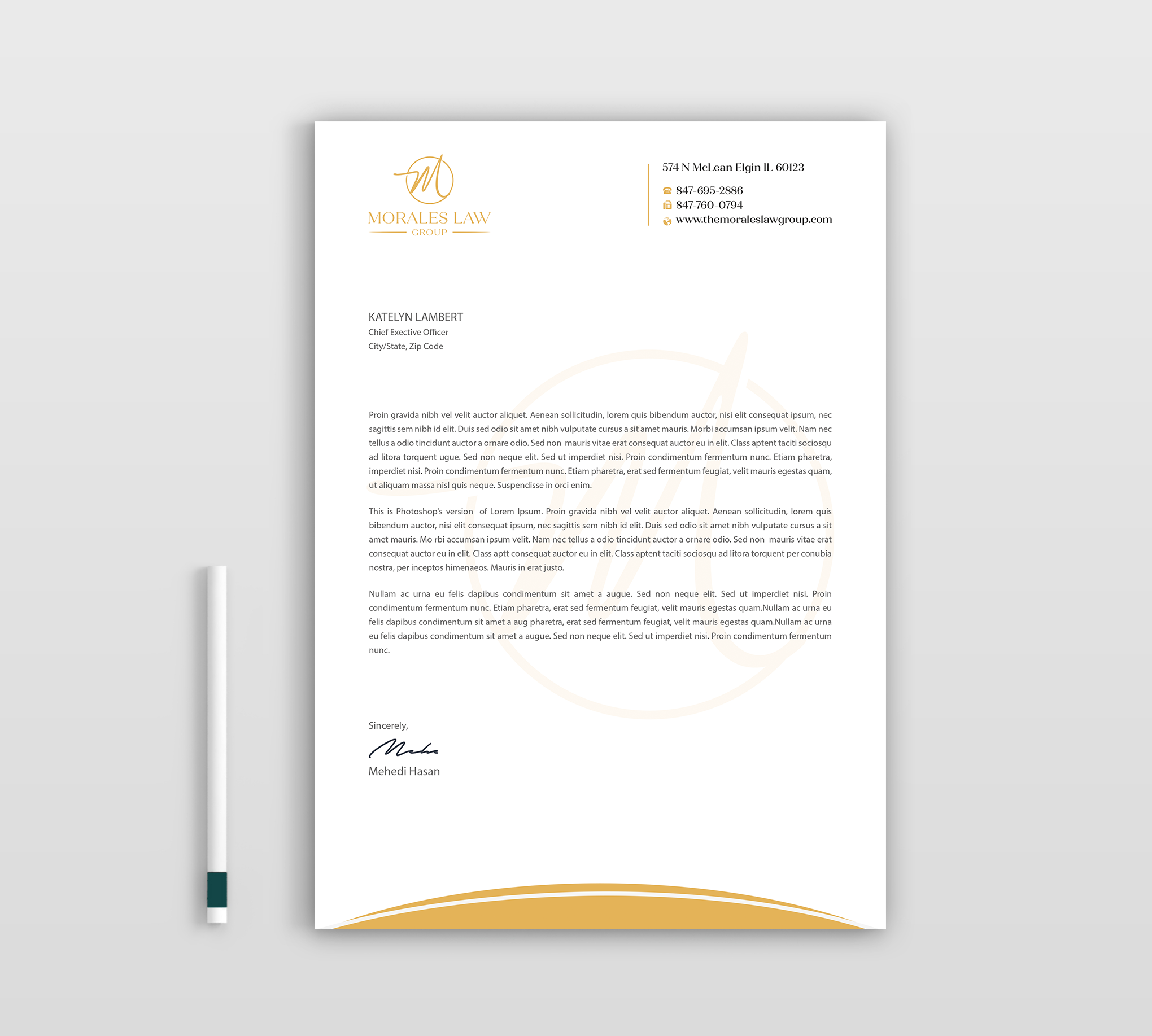 Letterhead Design by Expert Bappy for this project | Design #35062942