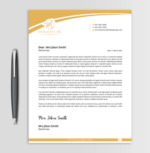Letterhead Design by Expert Bappy for this project | Design: #35063074