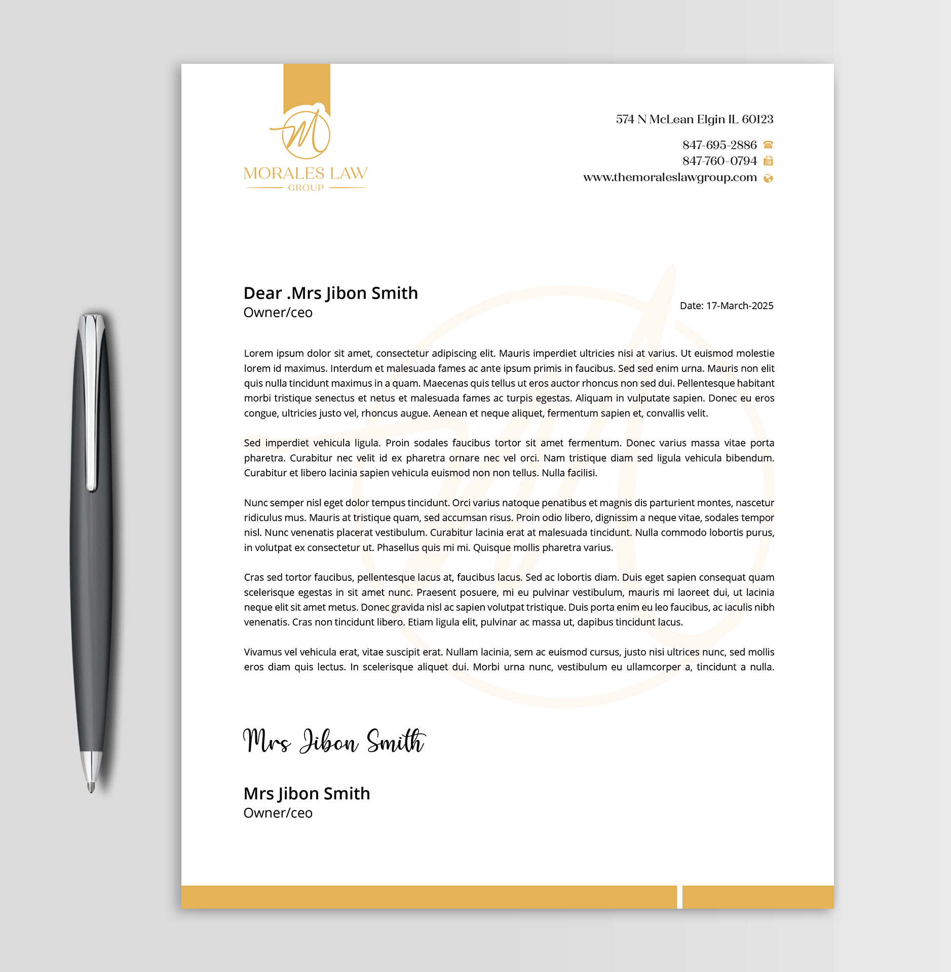 Letterhead Design by Expert Bappy for this project | Design #35063320