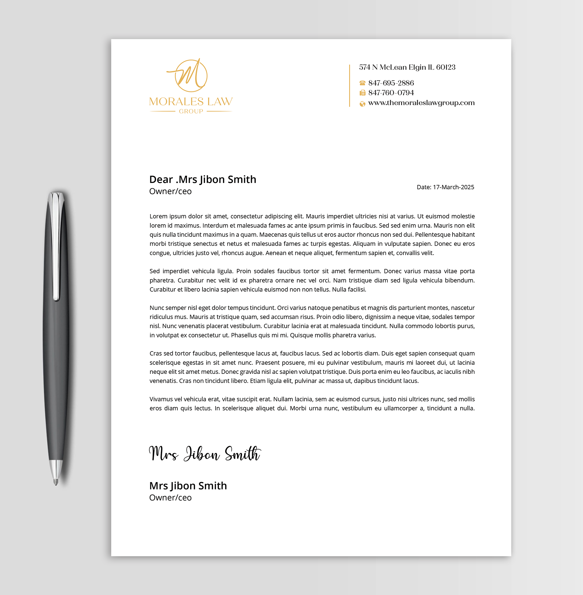 Letterhead Design by Expert Bappy for this project | Design #35063343