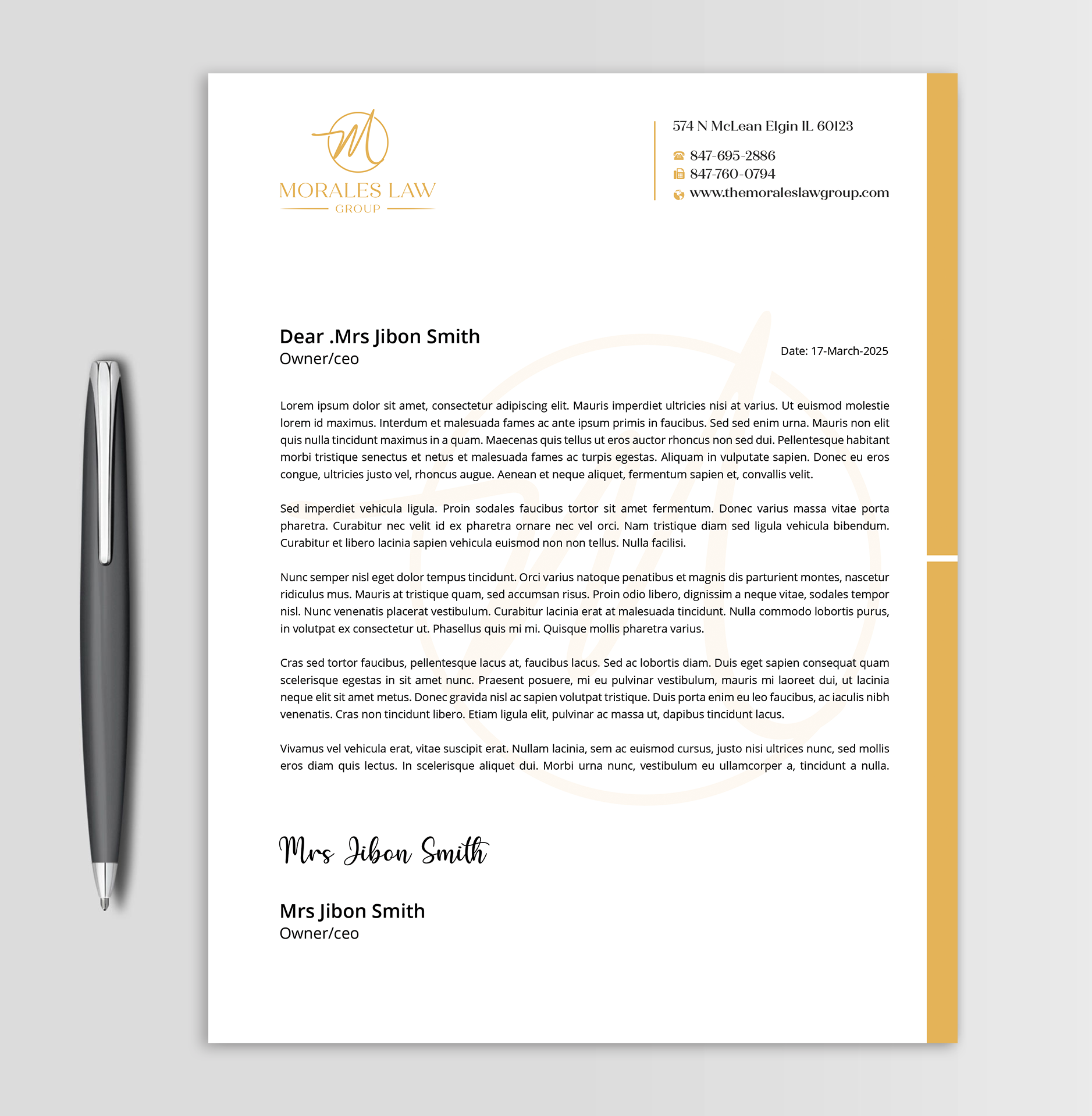 Letterhead Design by Expert Bappy for this project | Design #35063347