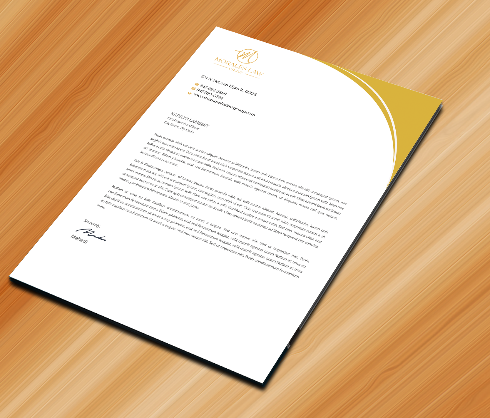 Letterhead Design by Expert Bappy for this project | Design #35063378