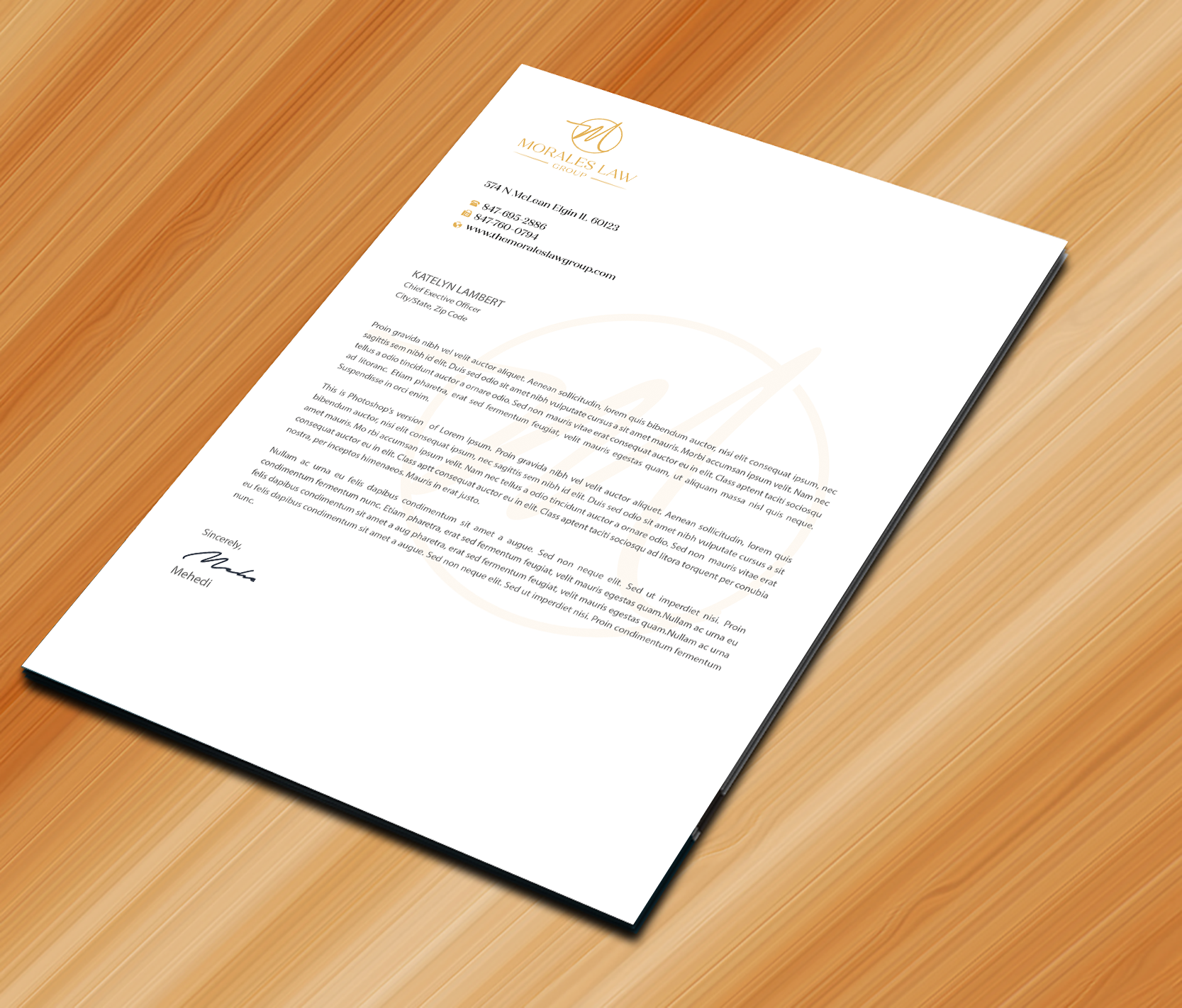 Letterhead Design by Expert Bappy for this project | Design #35063388