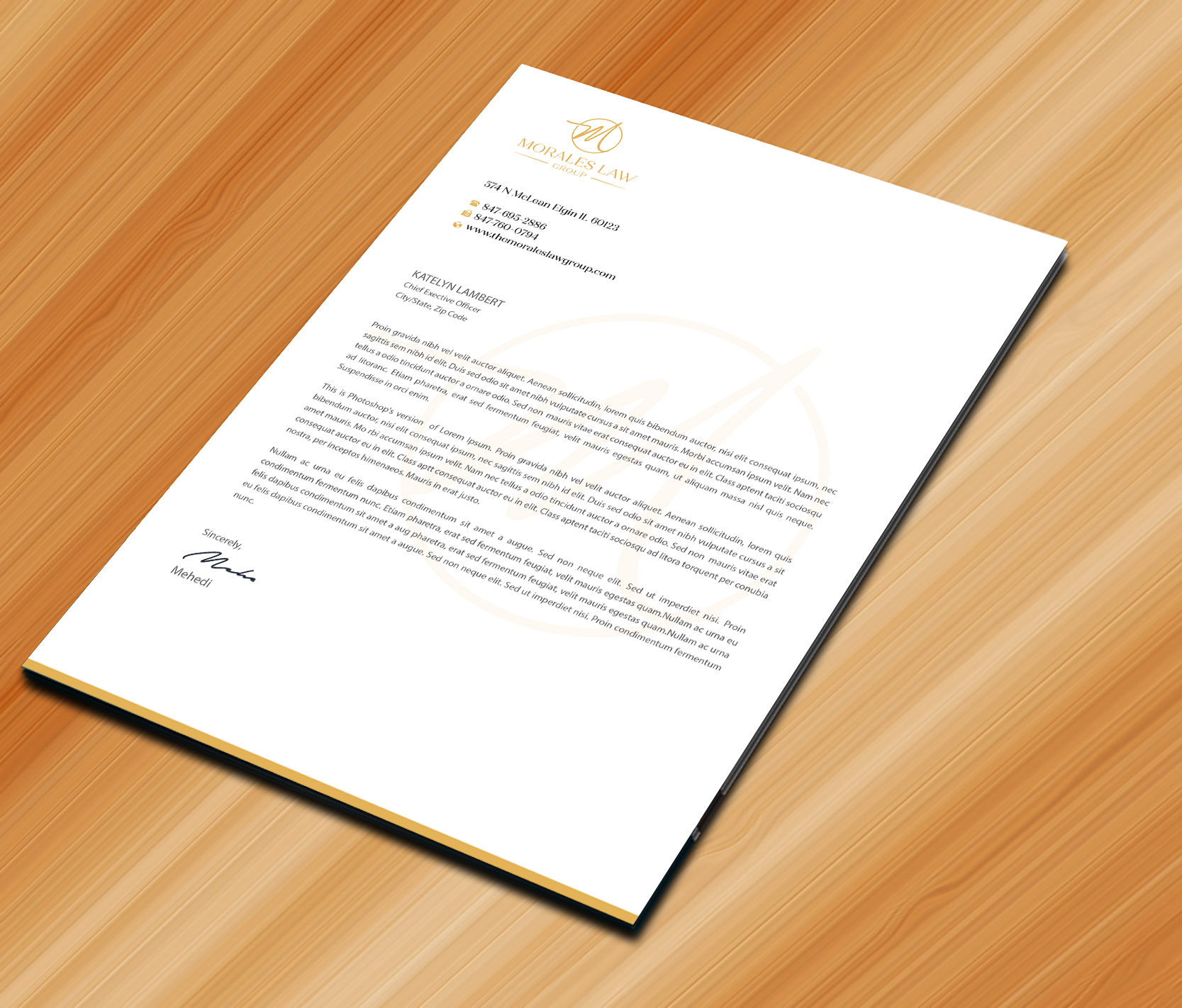Letterhead Design by Expert Bappy for this project | Design #35063389
