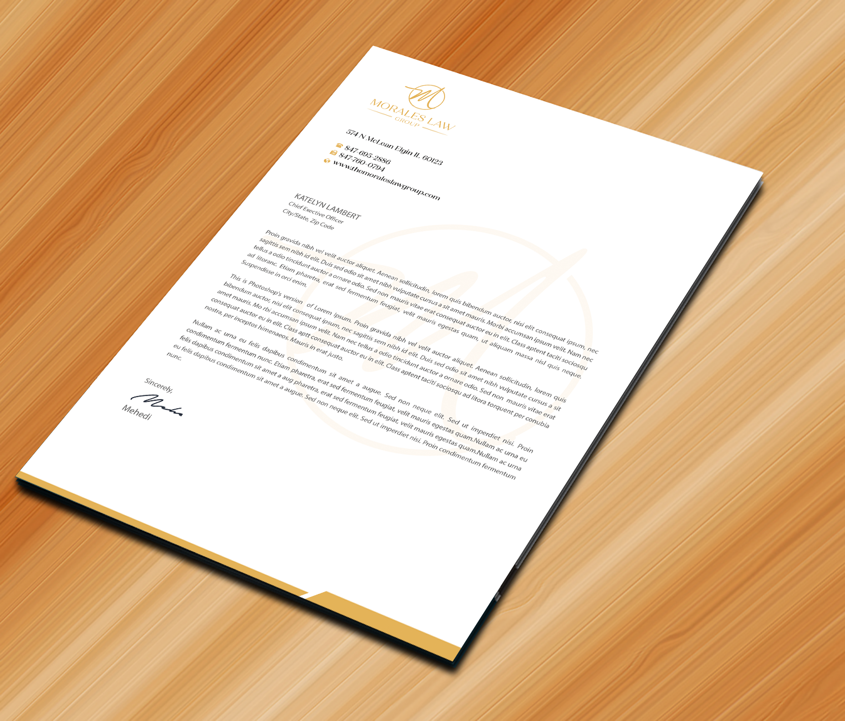 Letterhead Design by Expert Bappy for this project | Design #35063390