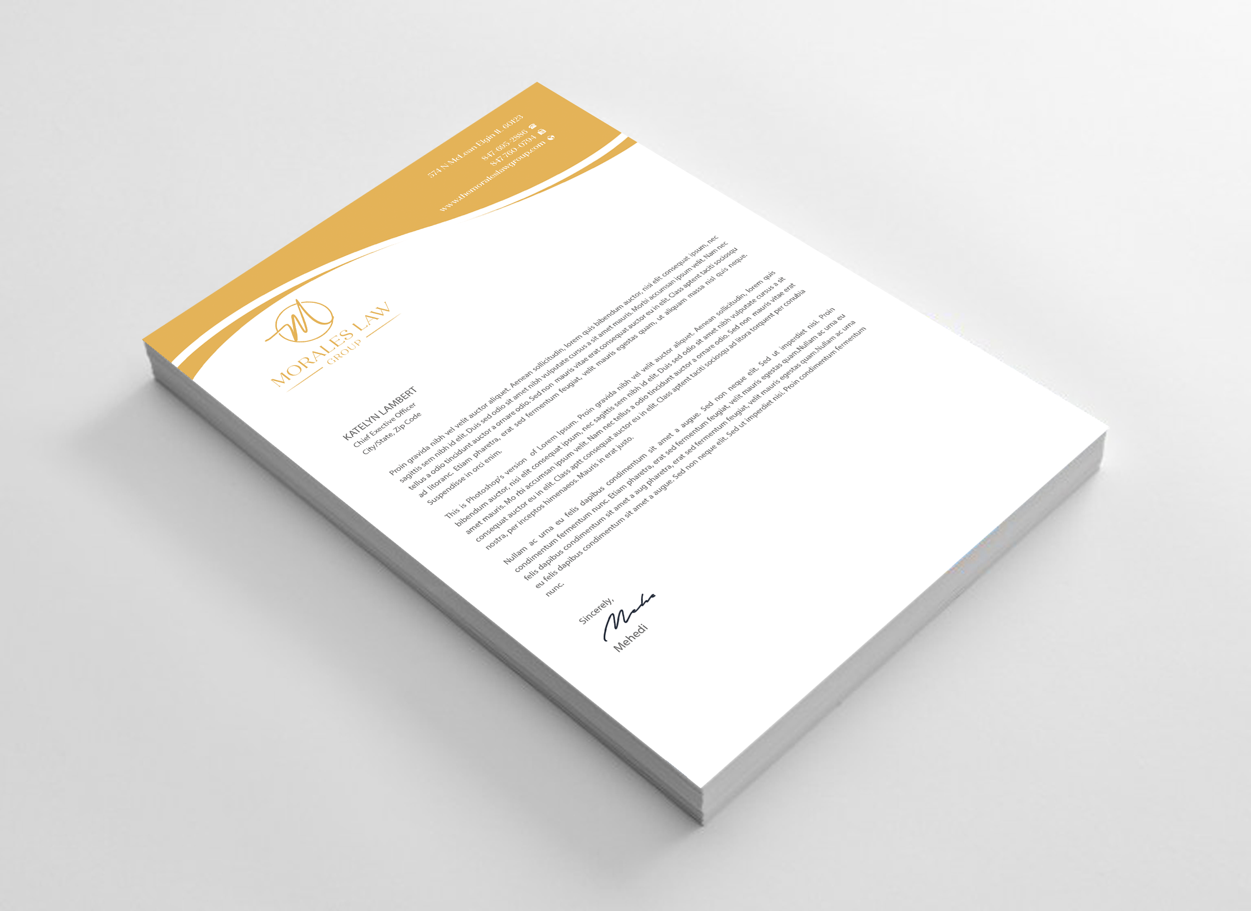 Diseño de Membrete por Expert Bappy para este proyecto | Diseño #35063464