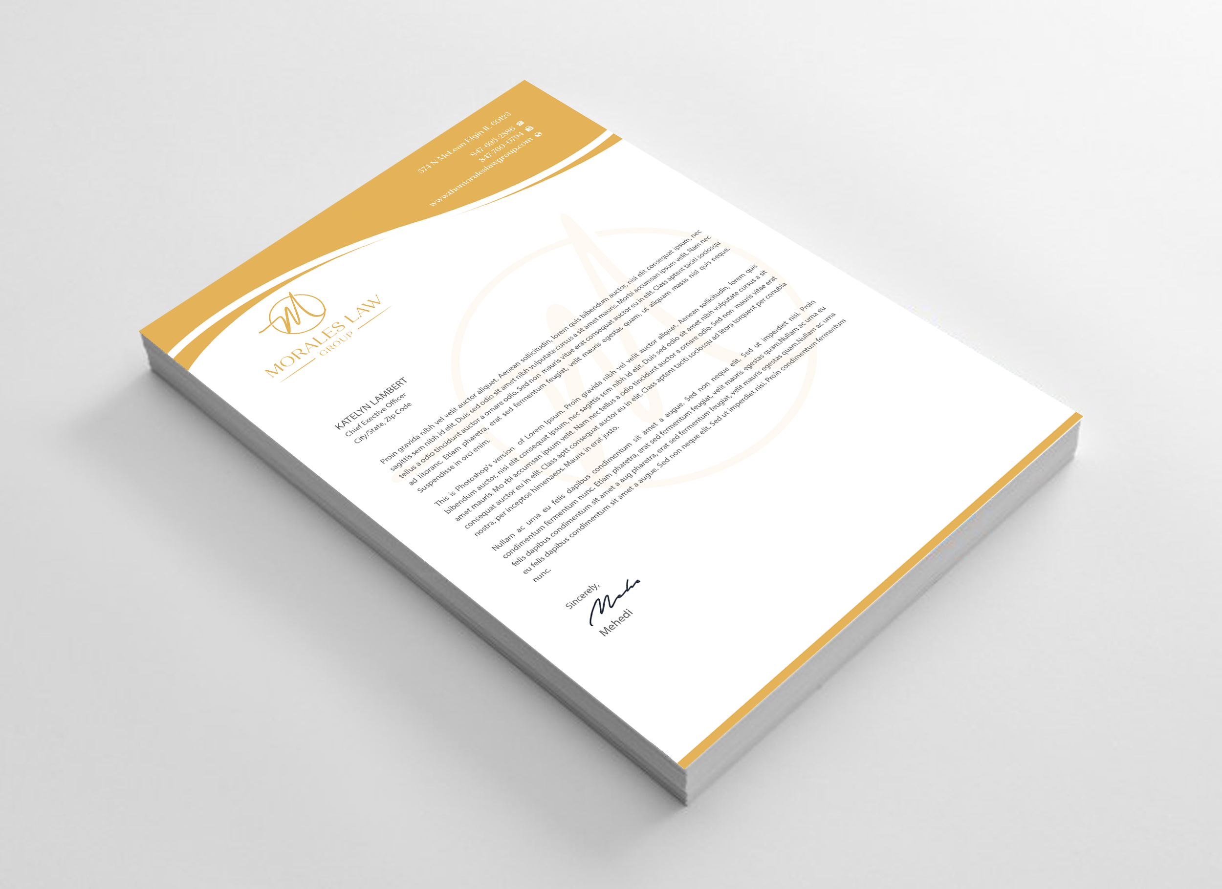 Letterhead Design by Expert Bappy for this project | Design #35063468