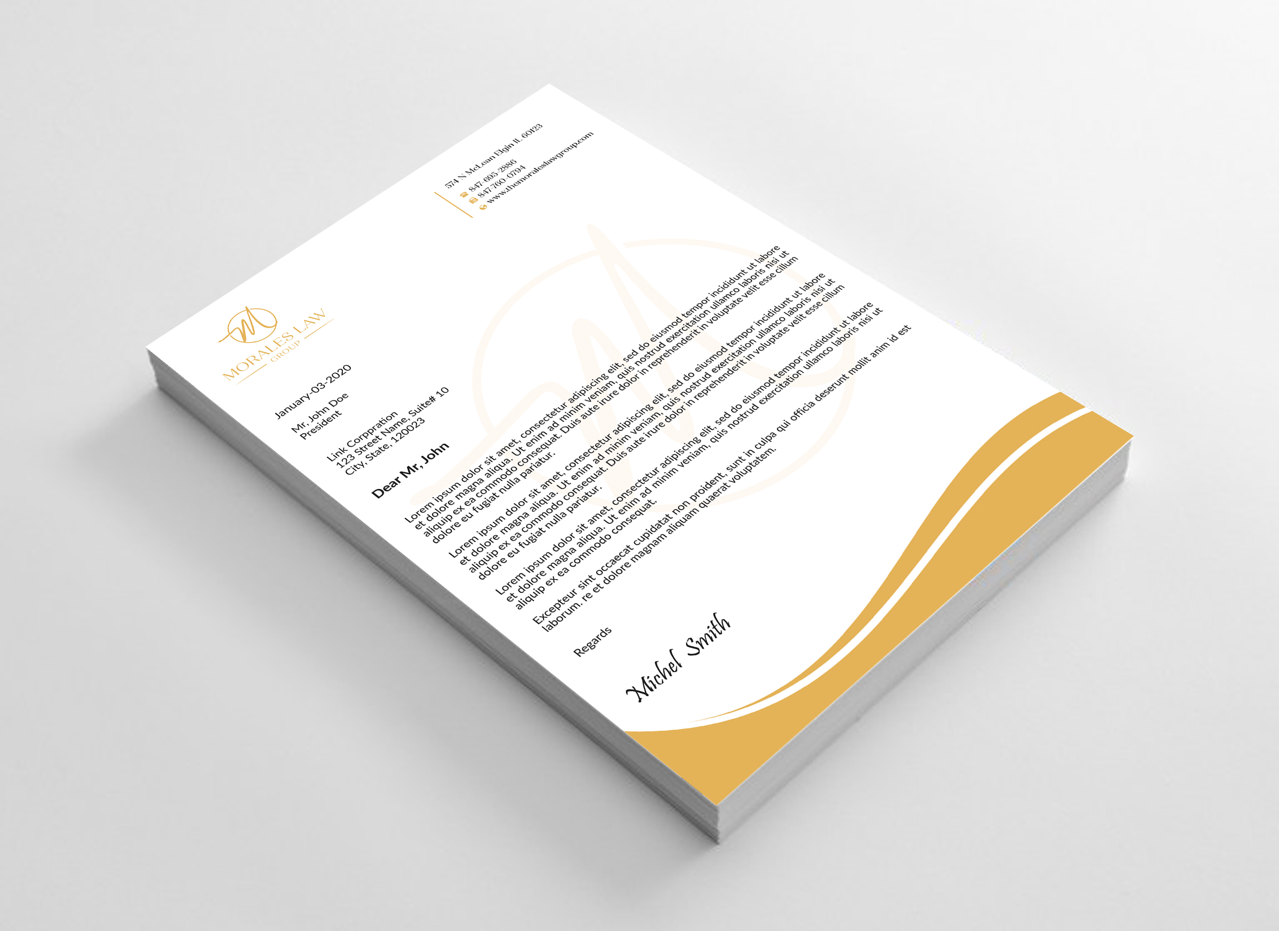 Letterhead Design by Expert Bappy for this project | Design #35063630