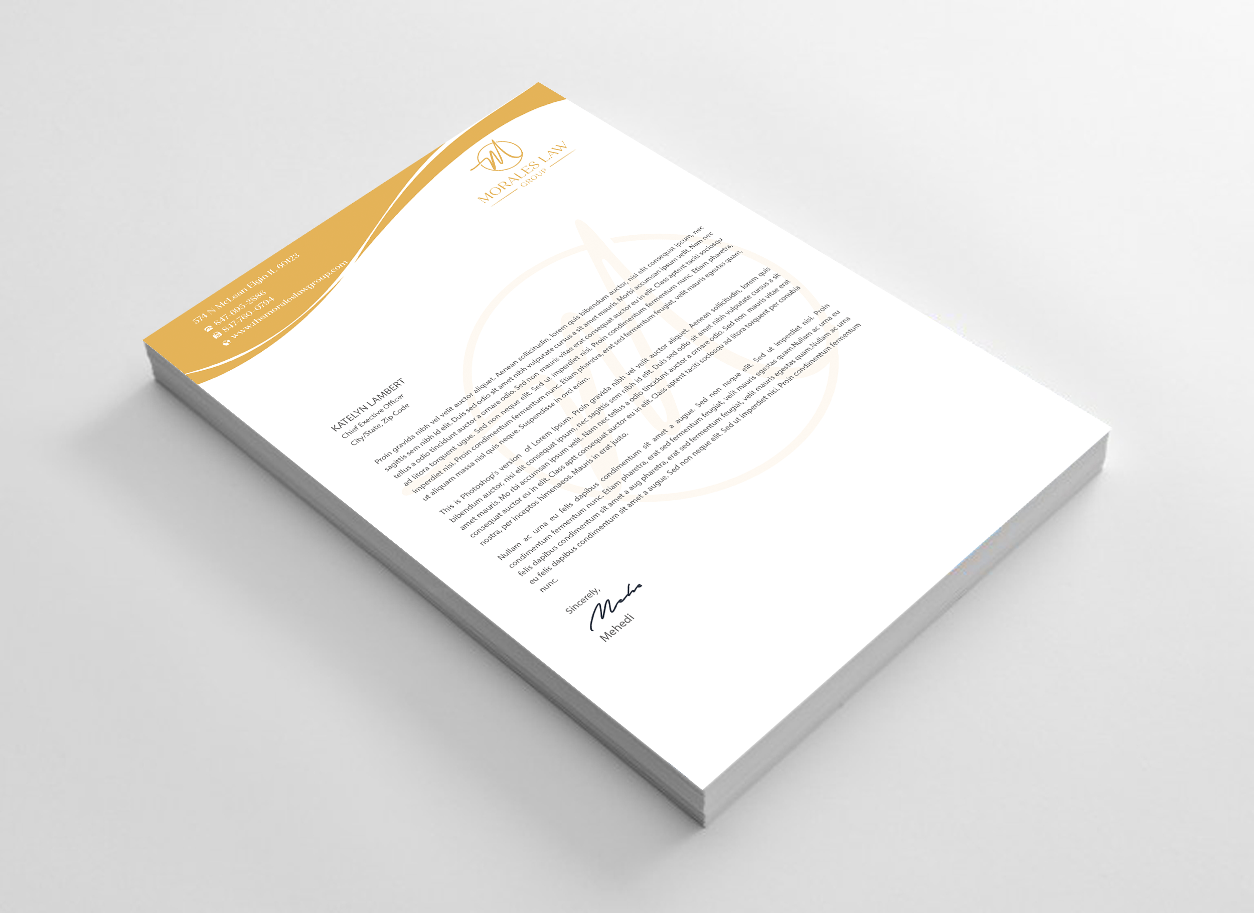 Letterhead Design by Expert Bappy for this project | Design #35063685