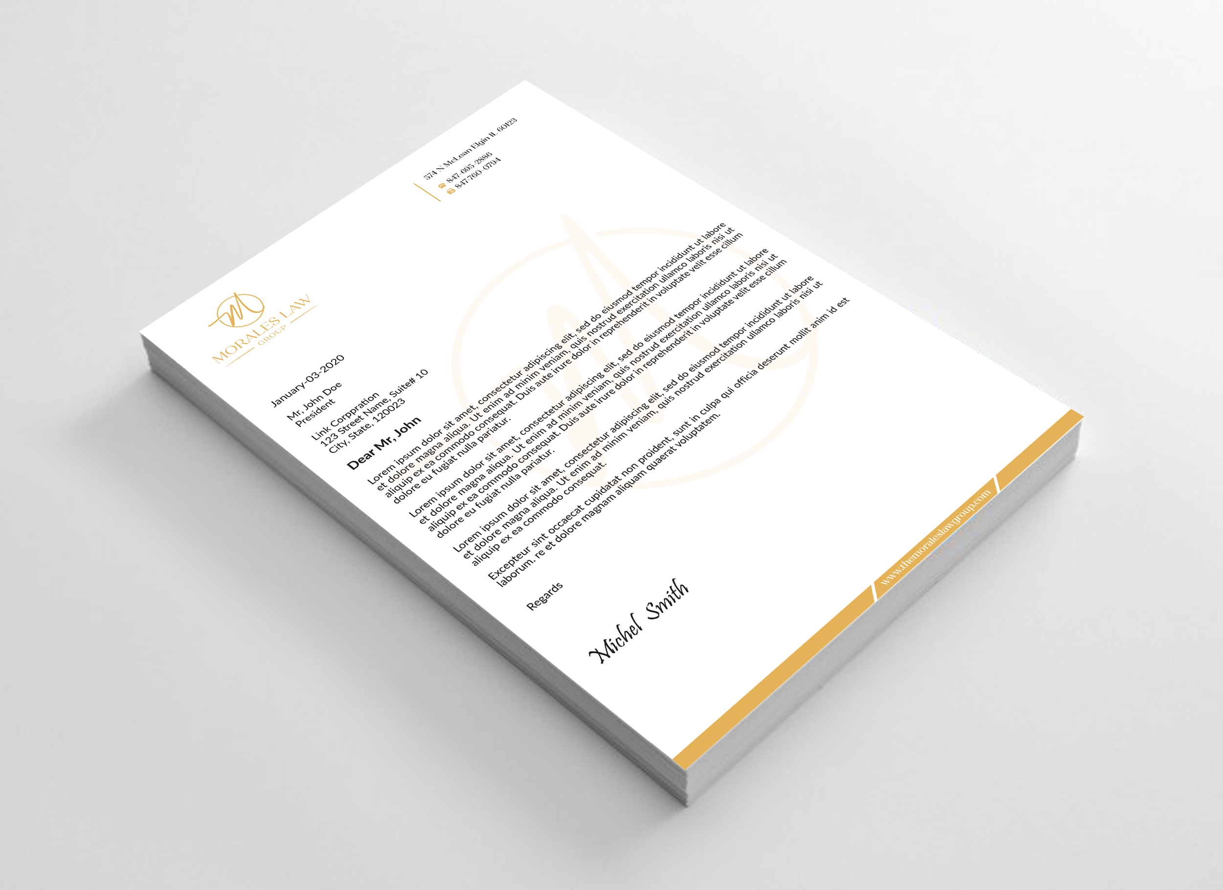 Letterhead Design by Expert Bappy for this project | Design #35063703