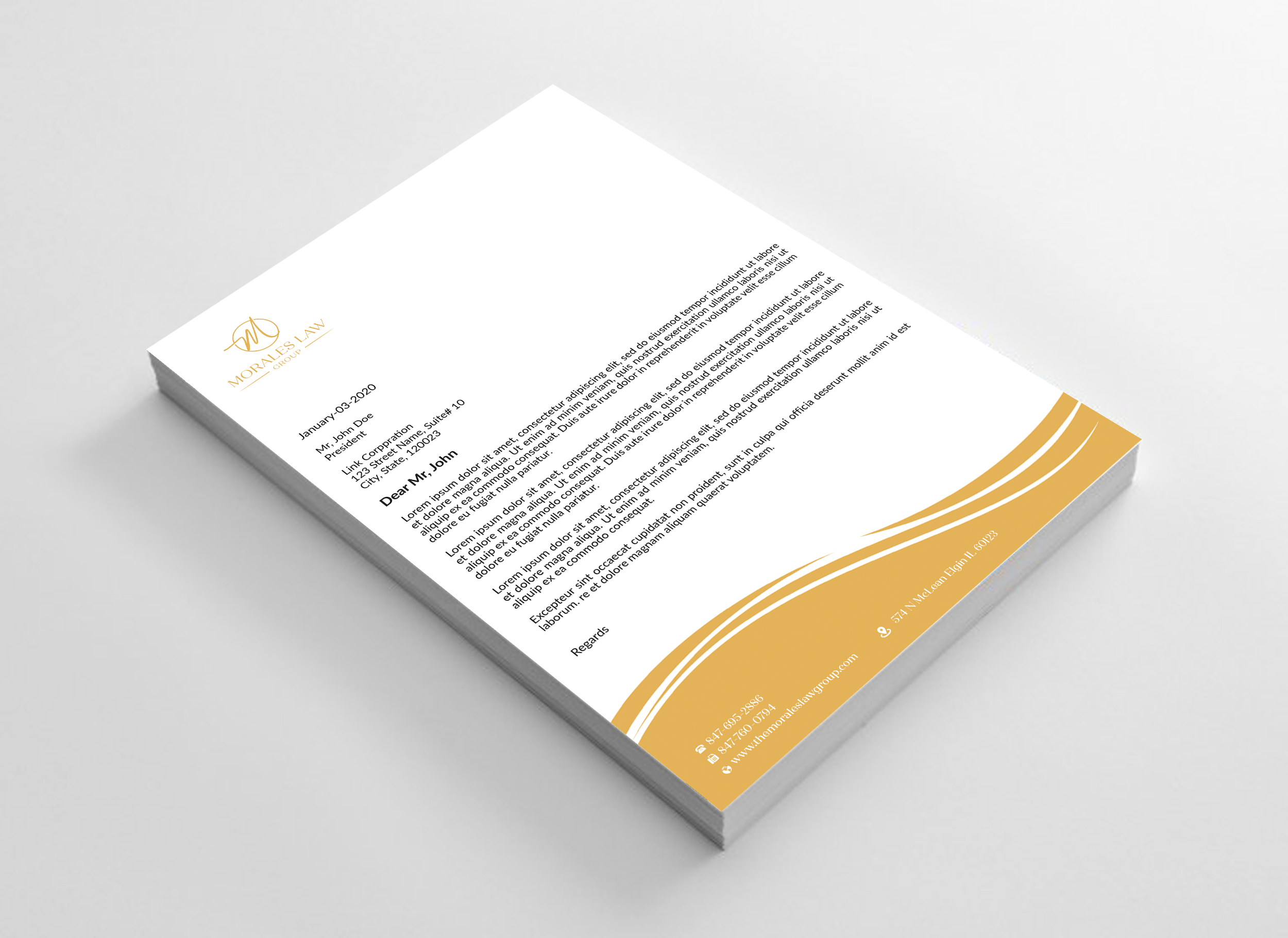 Letterhead Design by Expert Bappy for this project | Design #35063906