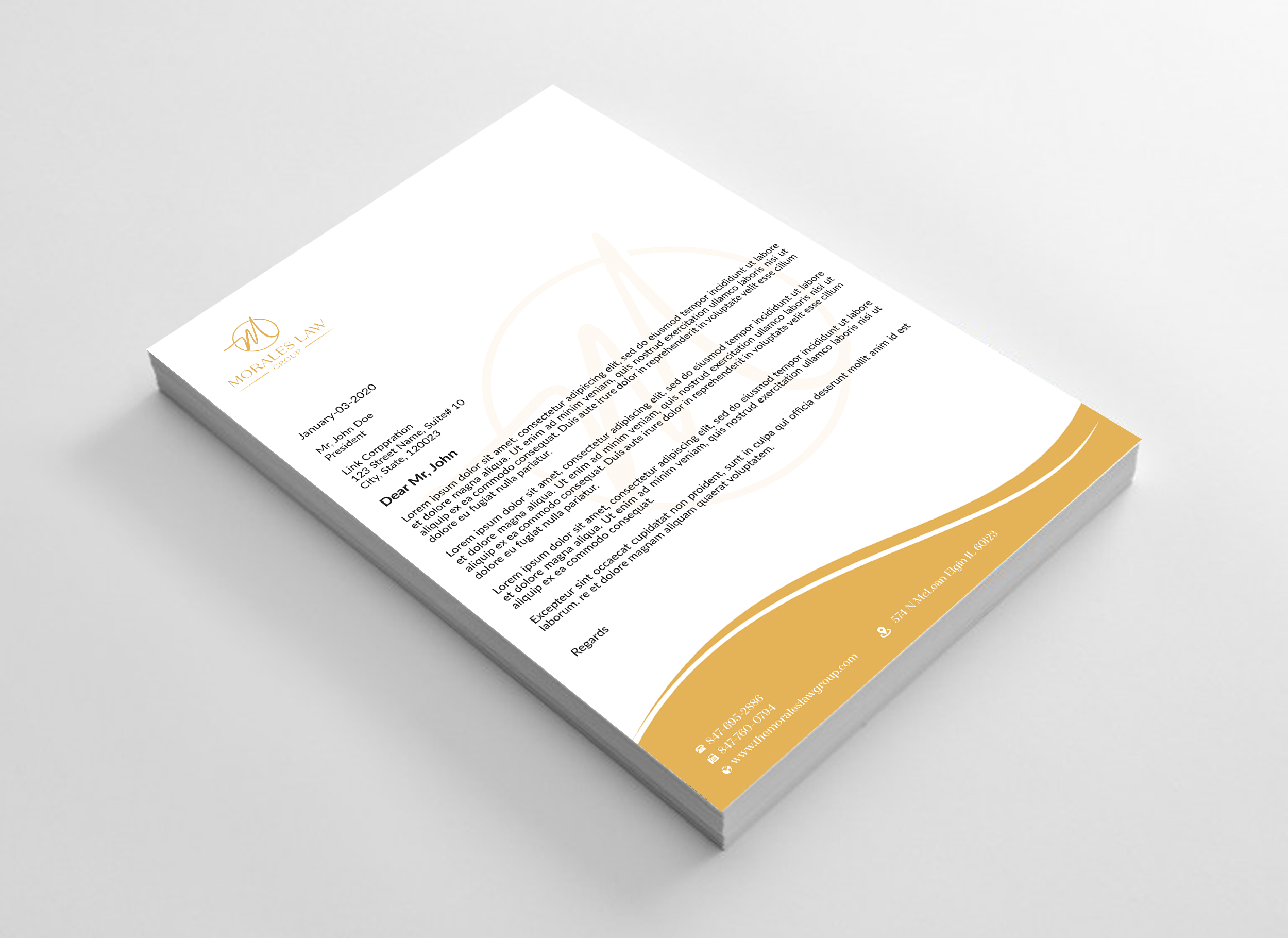 Letterhead Design by Expert Bappy for this project | Design #35063909