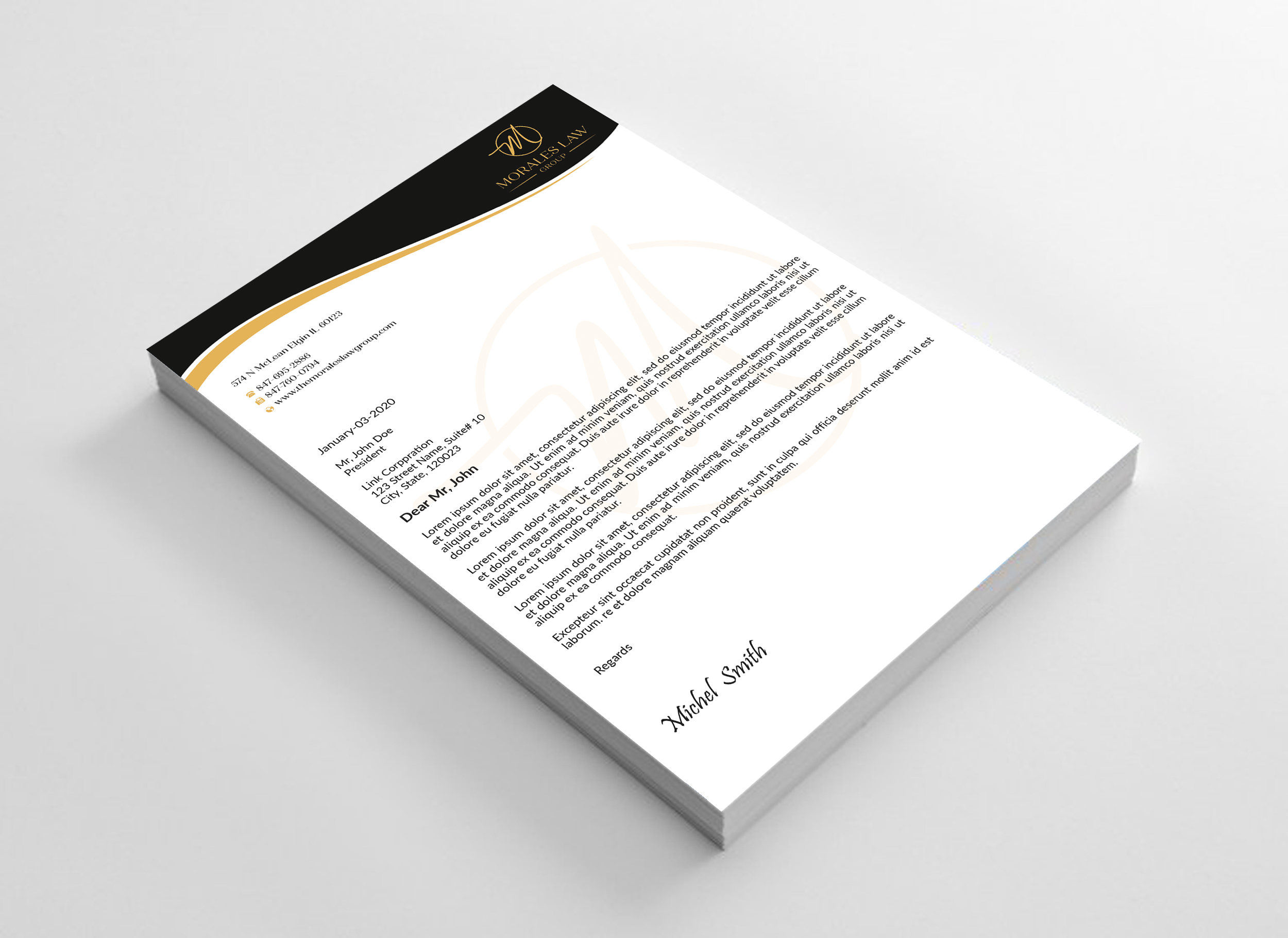 Letterhead Design by Expert Bappy for this project | Design #35064498