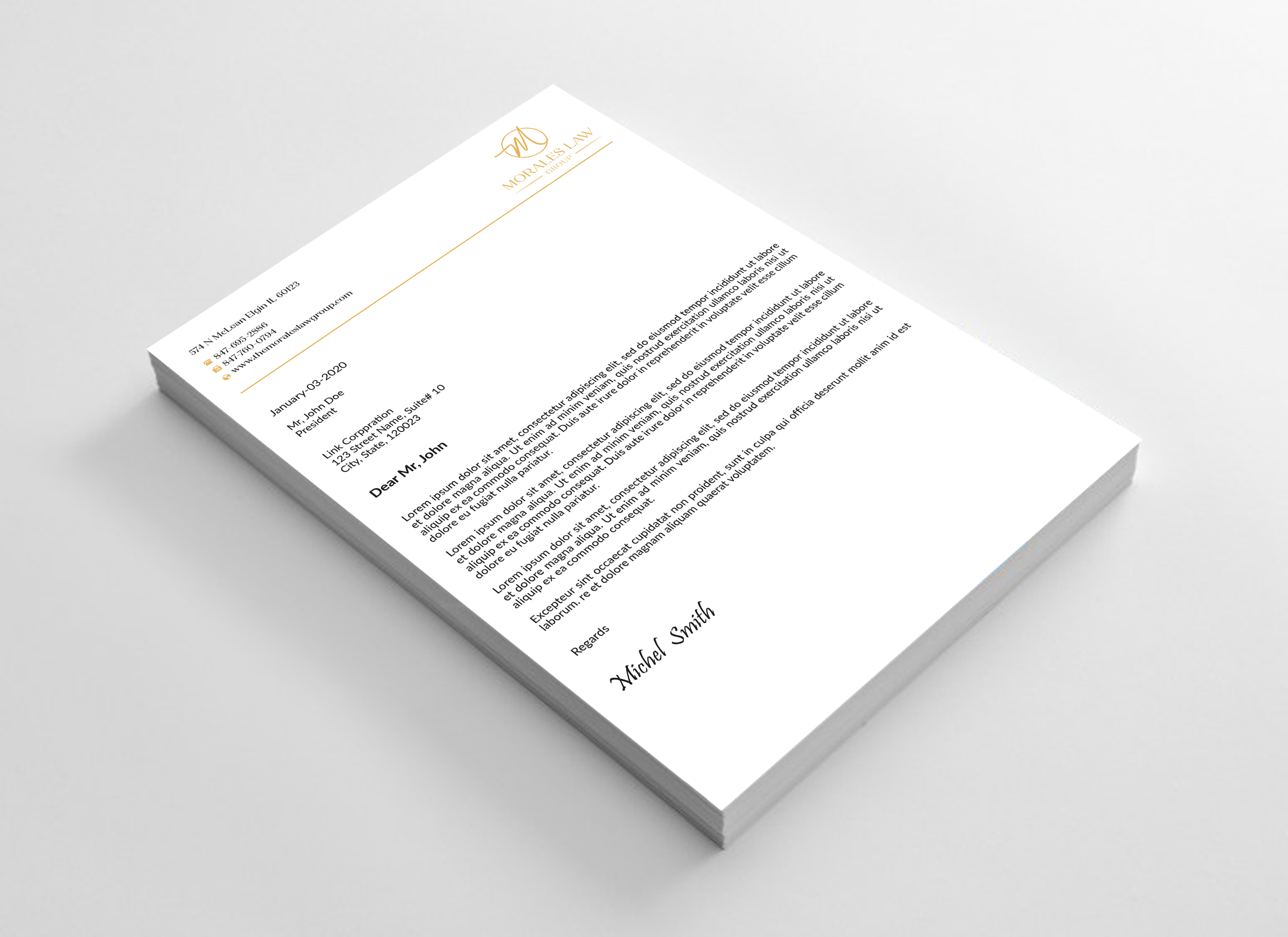 Letterhead Design by Expert Bappy for this project | Design #35064523