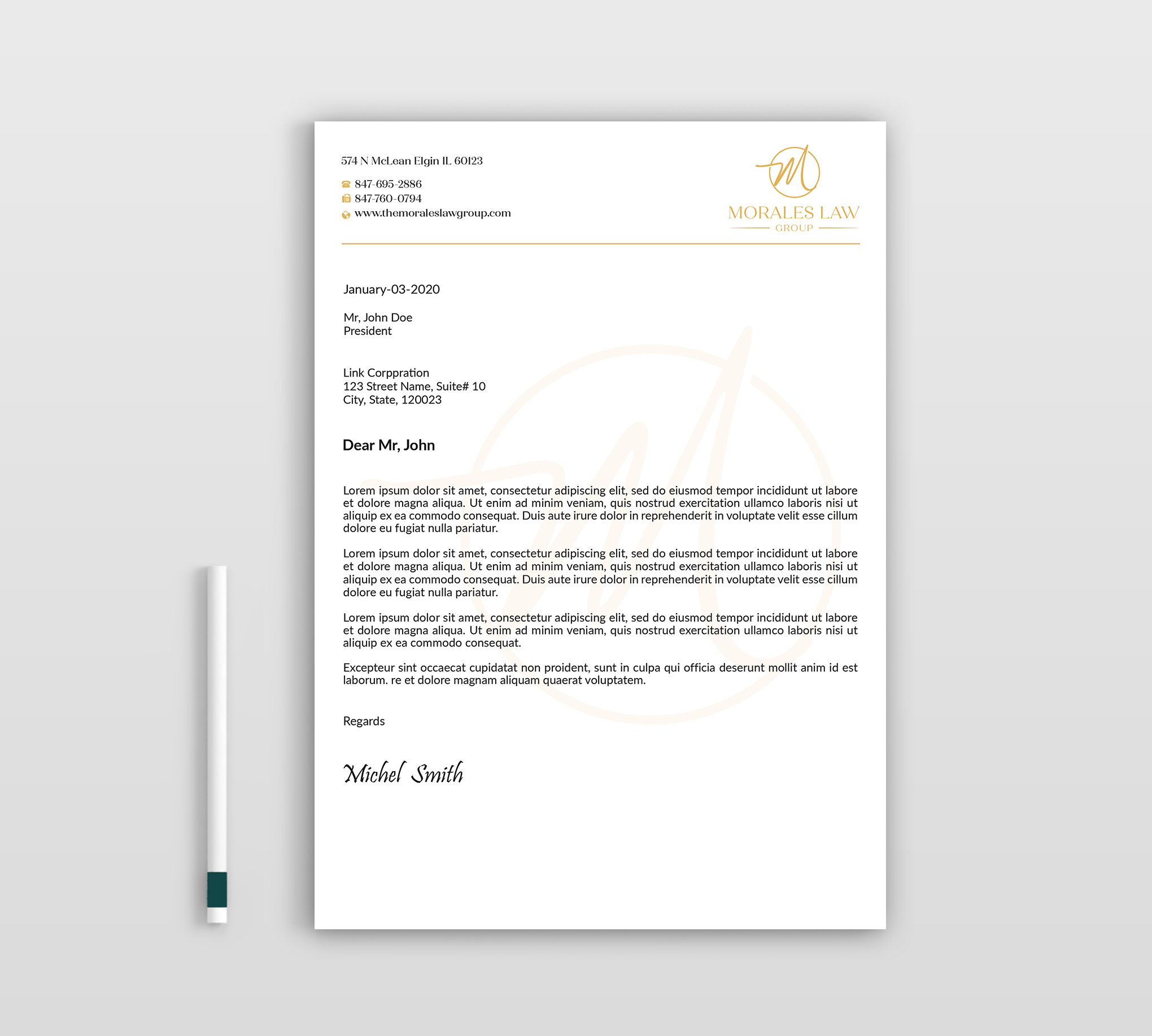Letterhead Design by Expert Bappy for this project | Design #35064530