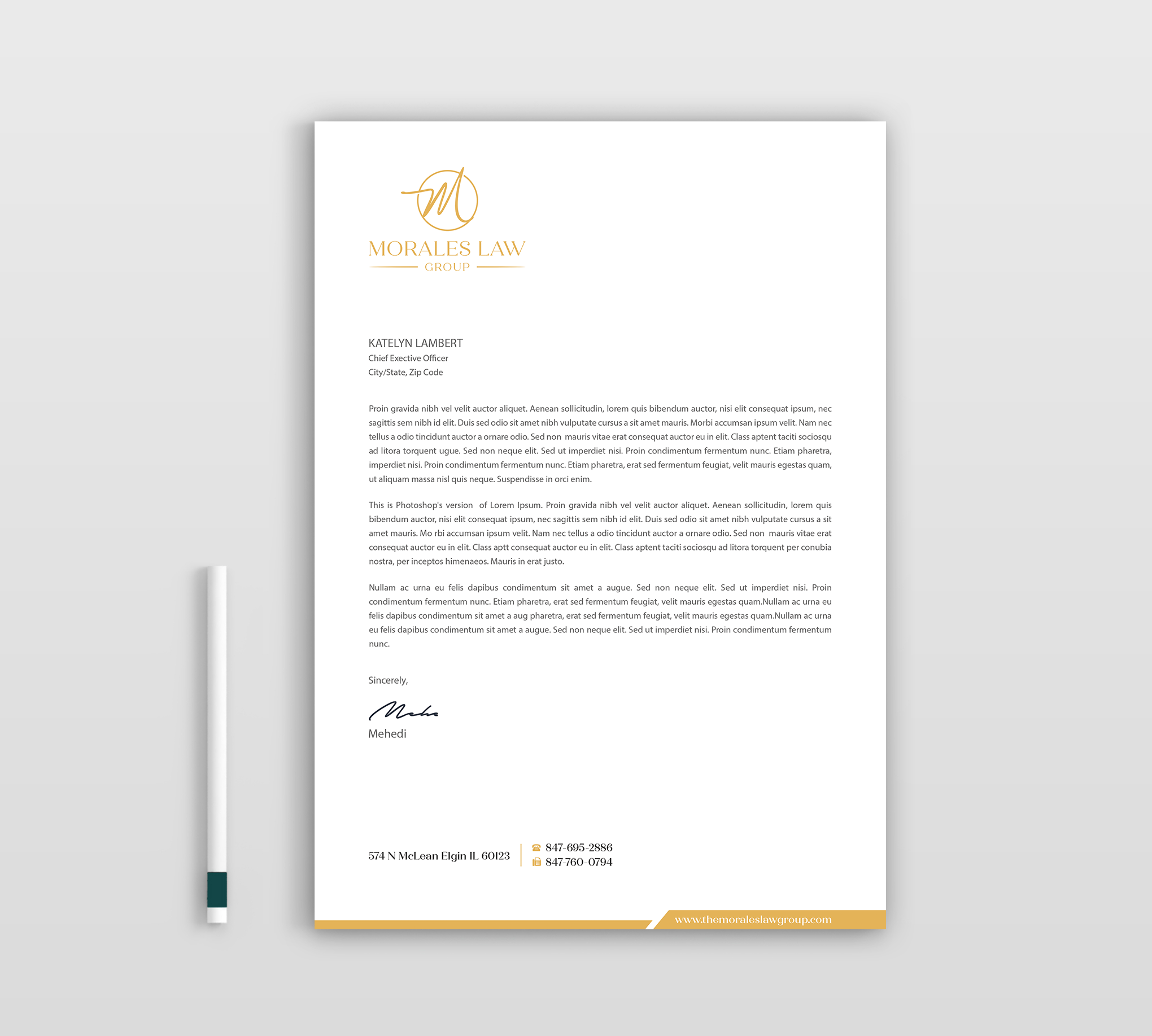 Letterhead Design by Expert Bappy for this project | Design #35064545