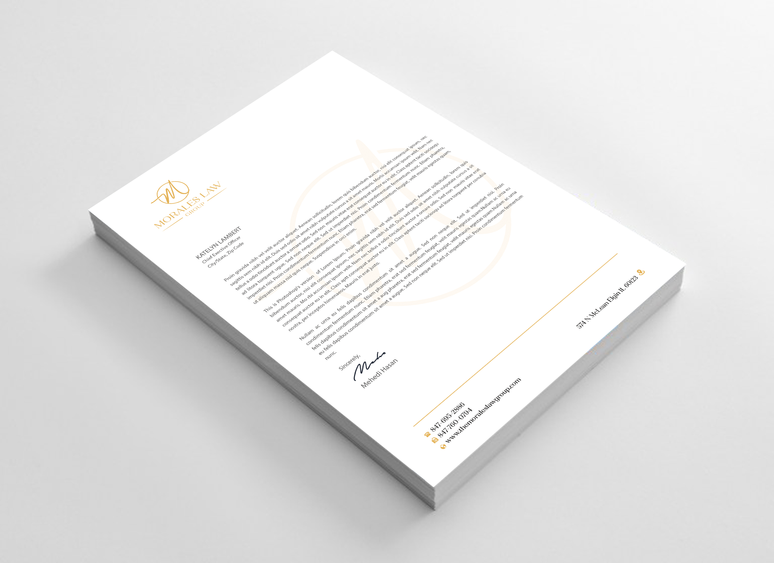 Letterhead Design by Expert Bappy for this project | Design #35066422