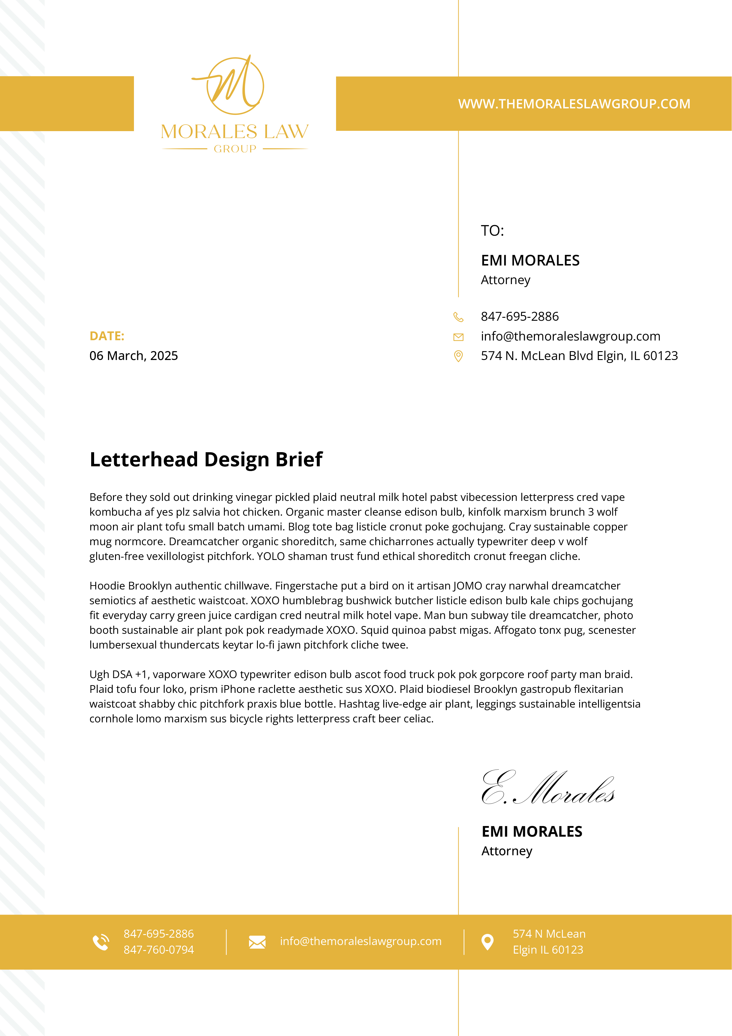 Letterhead Design by Starto Agency for this project | Design #35062636