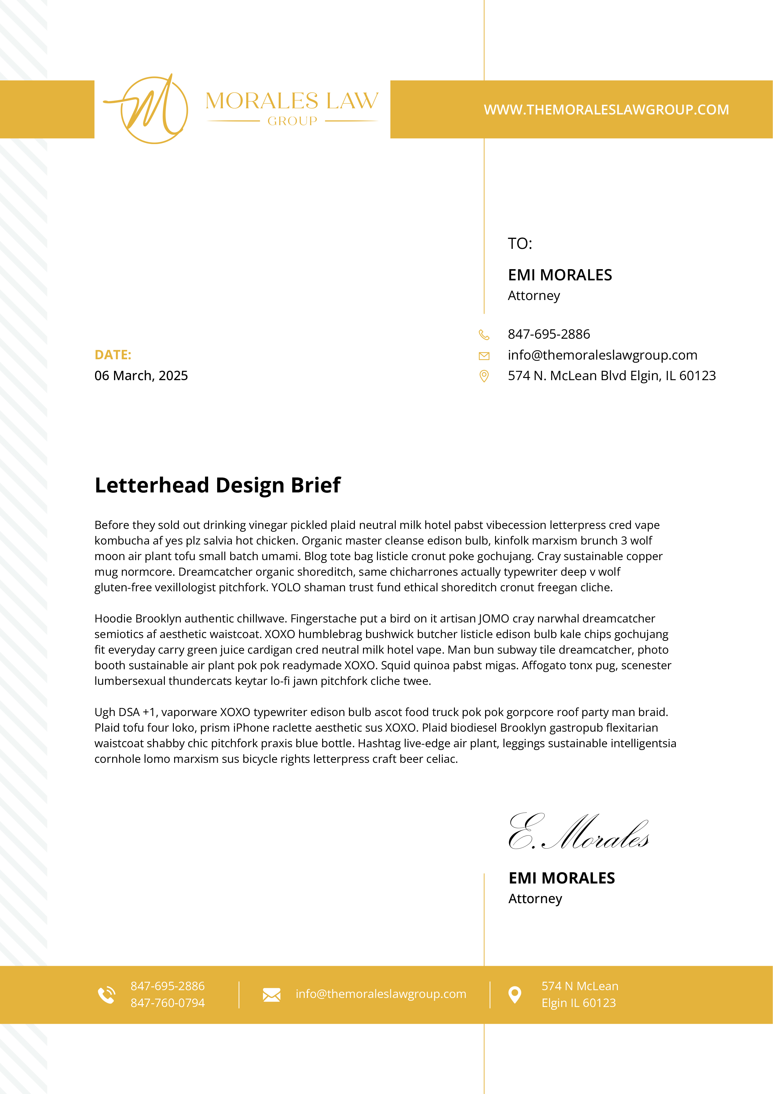 Letterhead Design by Starto Agency for this project | Design #35062637