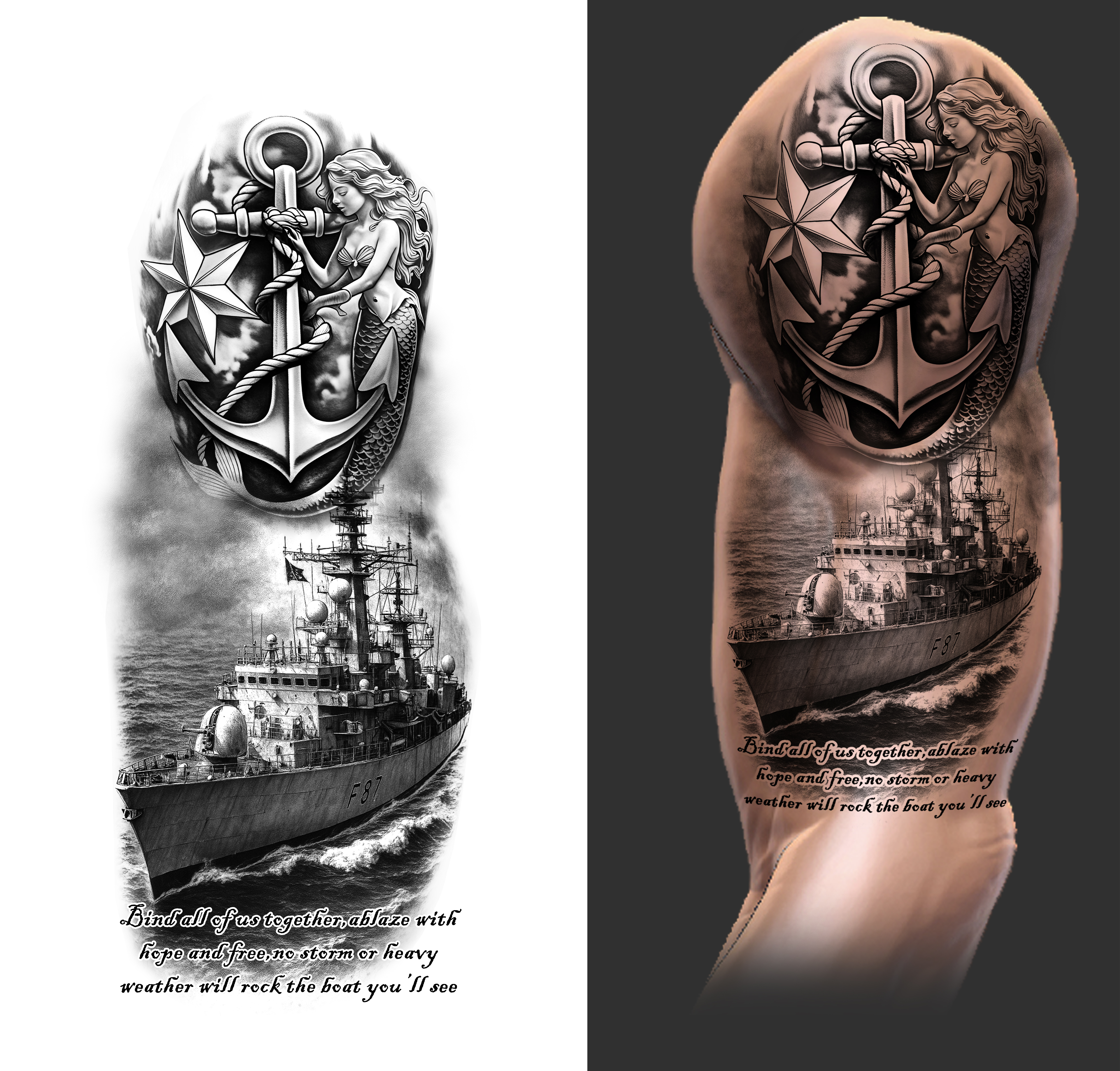 Diseño de Tatuaje por Nimshan para este proyecto | Diseño: #35065736