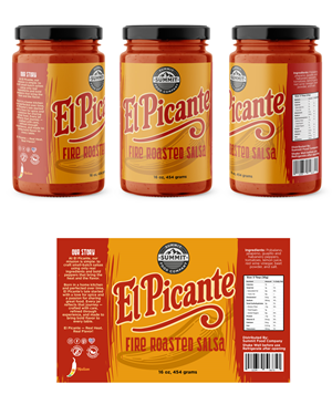 Label Design by Sergio Coelho for Summit Food Company | Design: #35079416