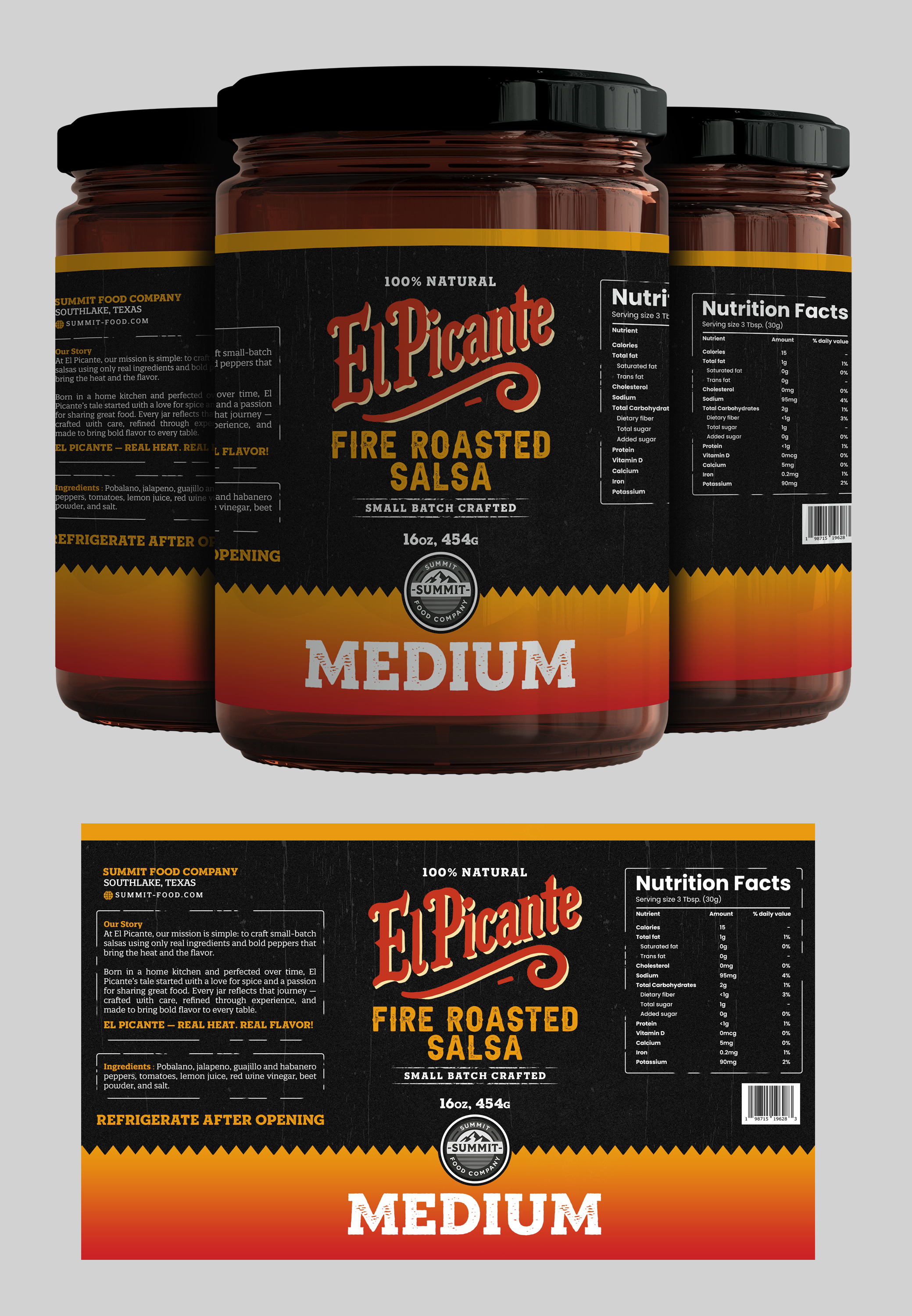 Label Design by Graphic Storm for Summit Food Company | Design #35076119