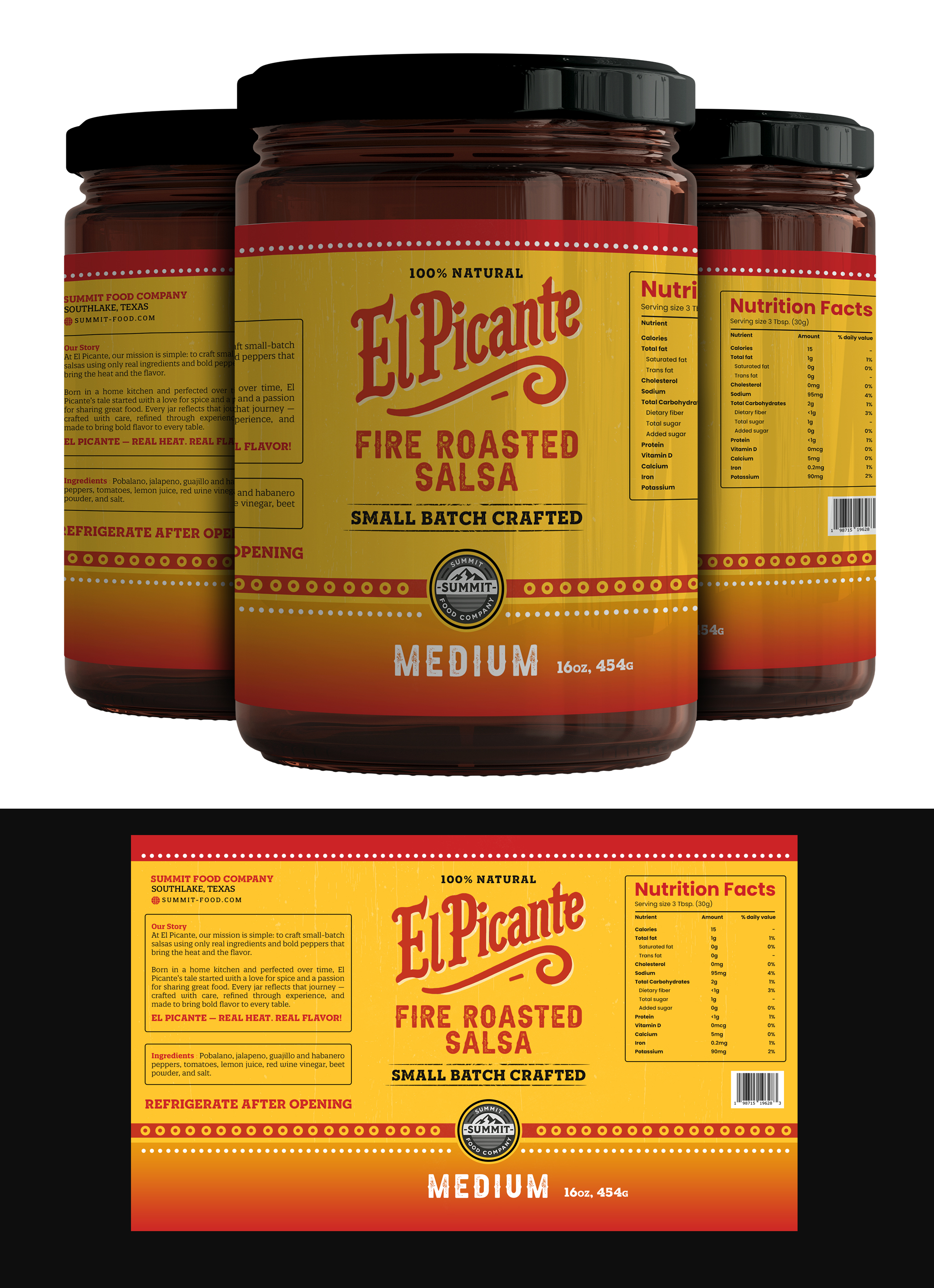 Label Design by Graphic Storm for Summit Food Company | Design #35079917