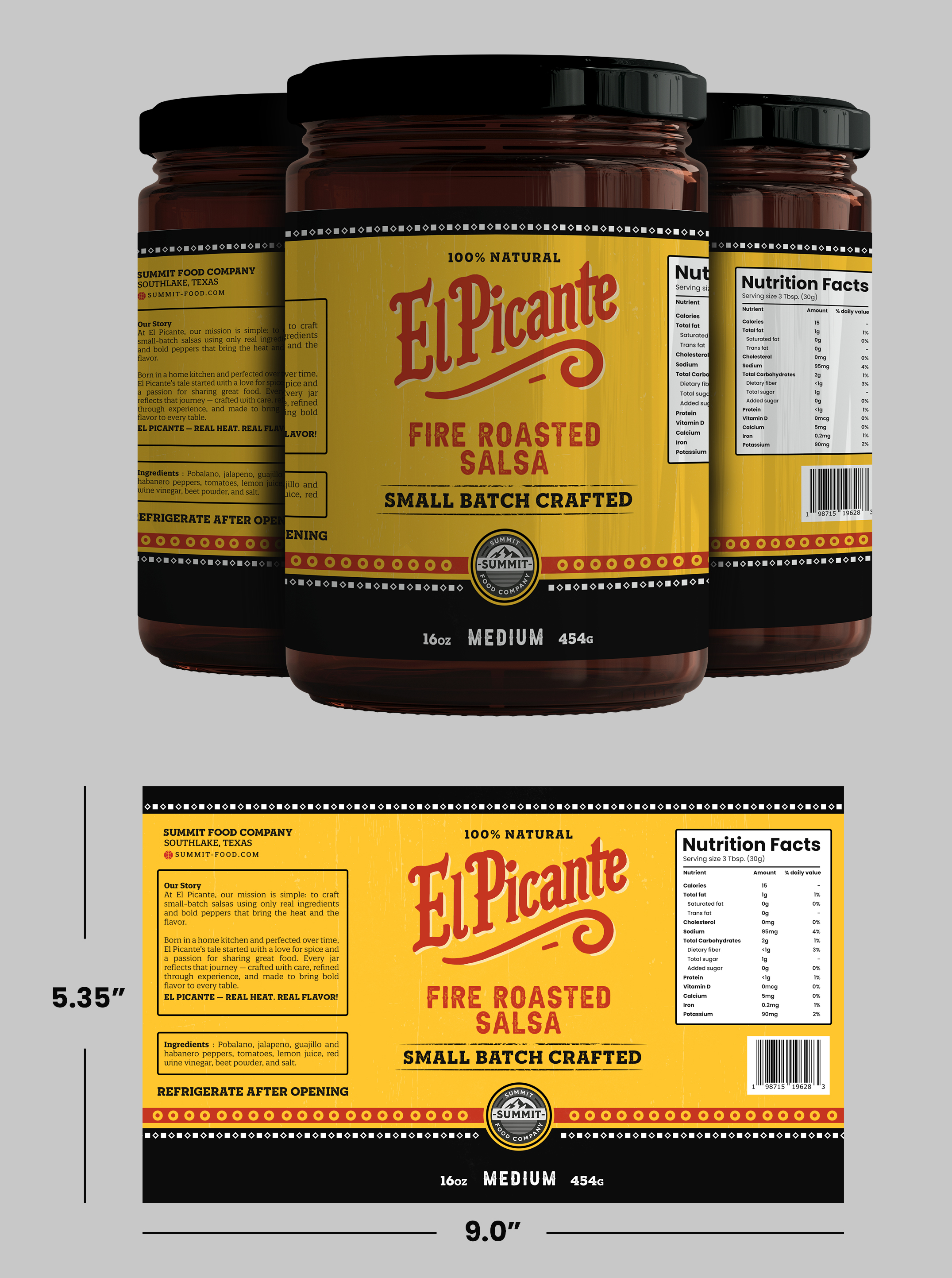 Label Design by Graphic Storm for Summit Food Company | Design #35088122
