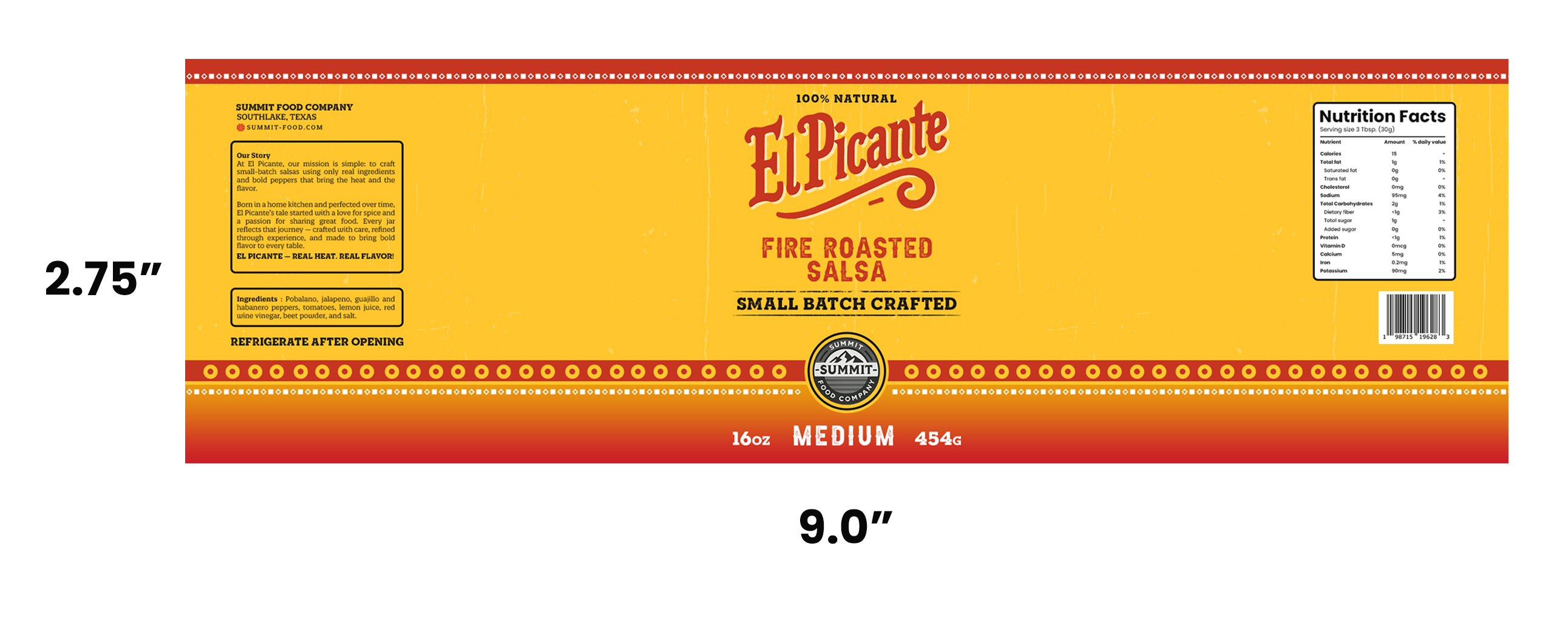 Label Design by Graphic Storm for Summit Food Company | Design #35090805