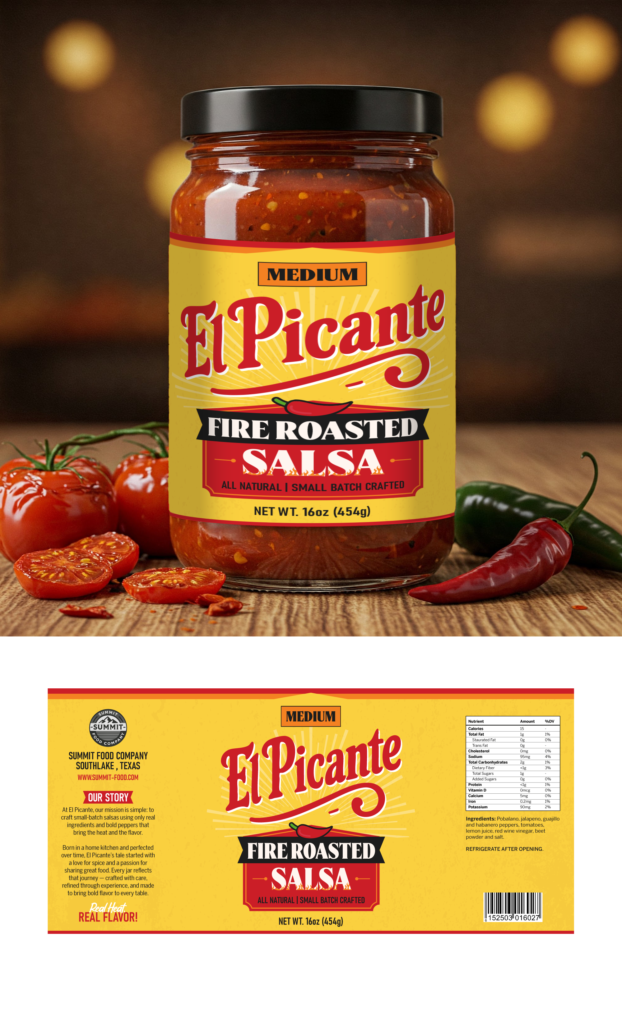 Etikett-Design von Talha Baslik für Summit Food Company | Design #35087800