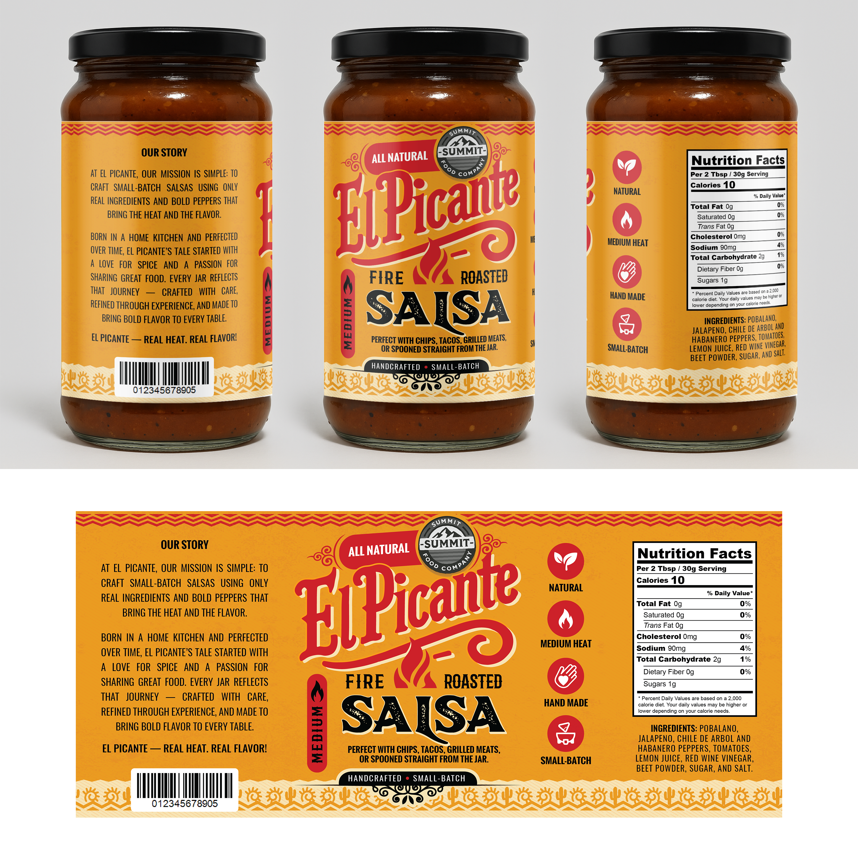 Label Design by Navisol Creatives for Summit Food Company | Design #35069837