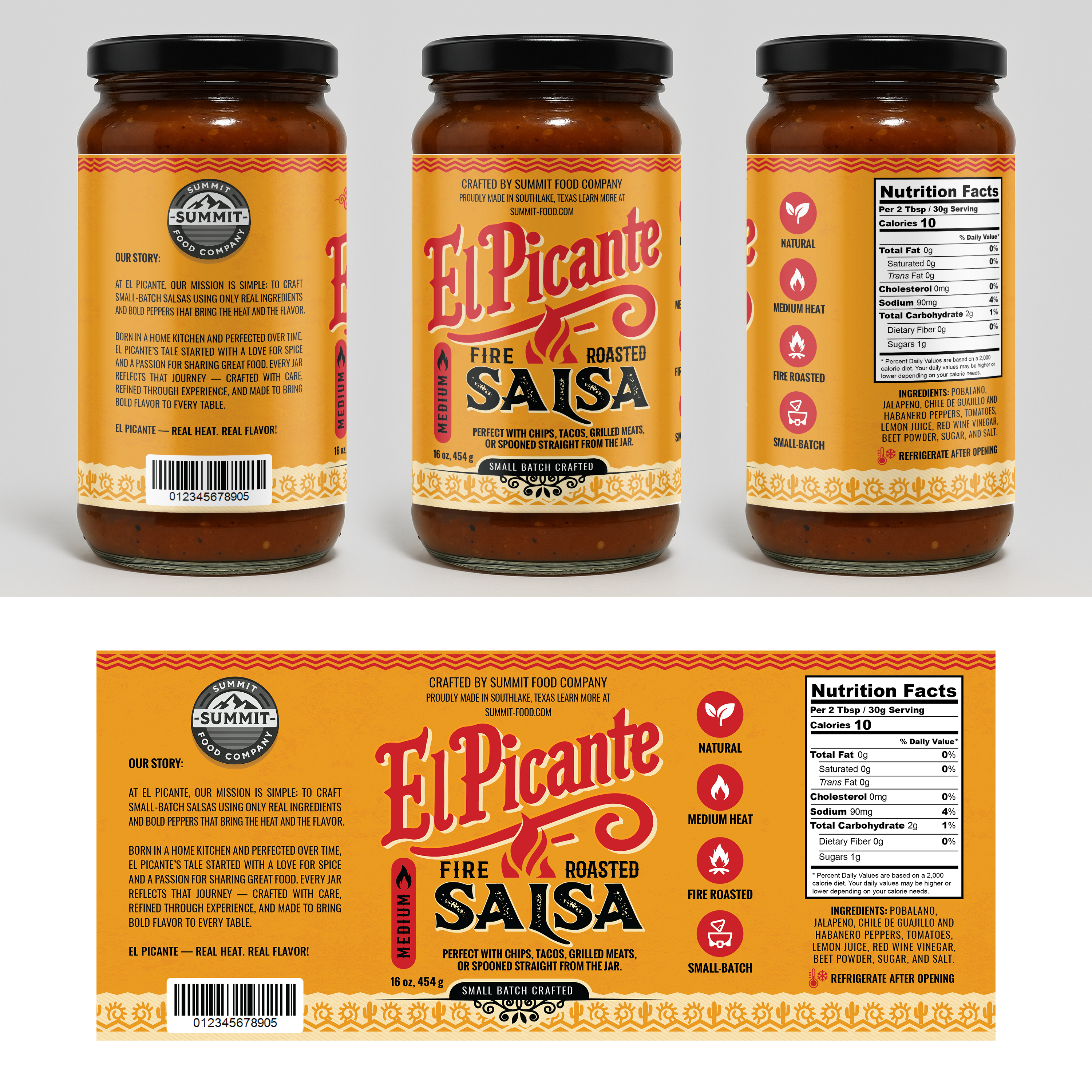 Label Design by Navisol Creatives for Summit Food Company | Design #35071884