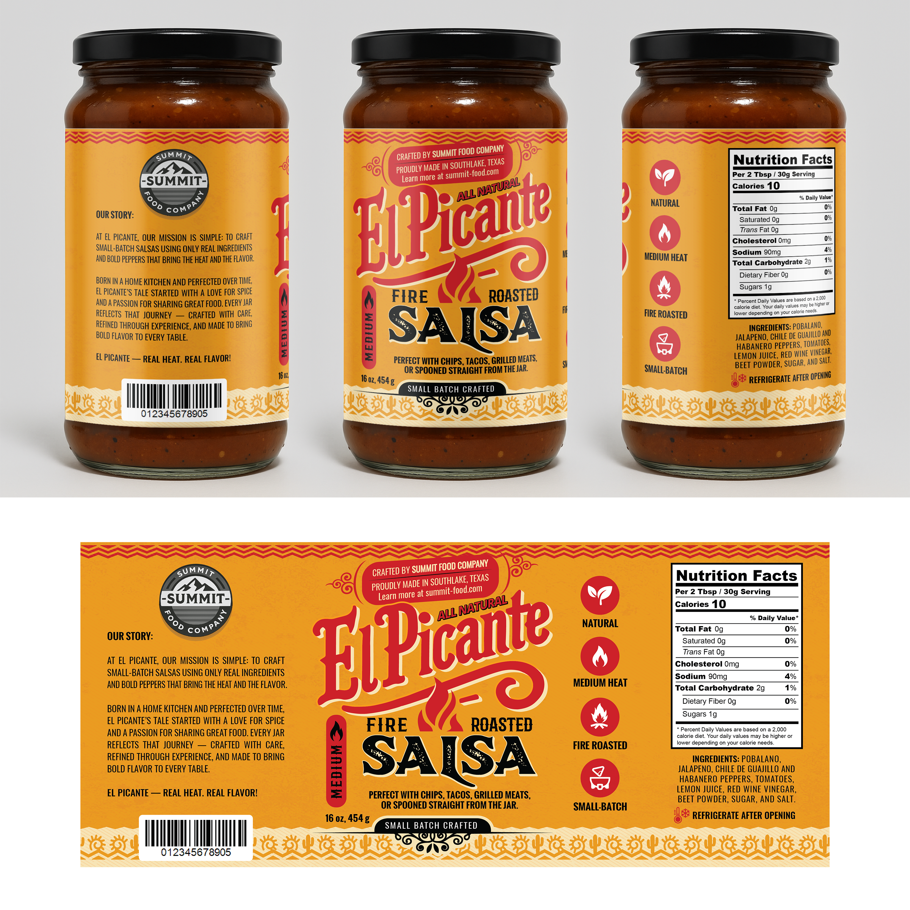 Label Design by Navisol Creatives for Summit Food Company | Design #35071885
