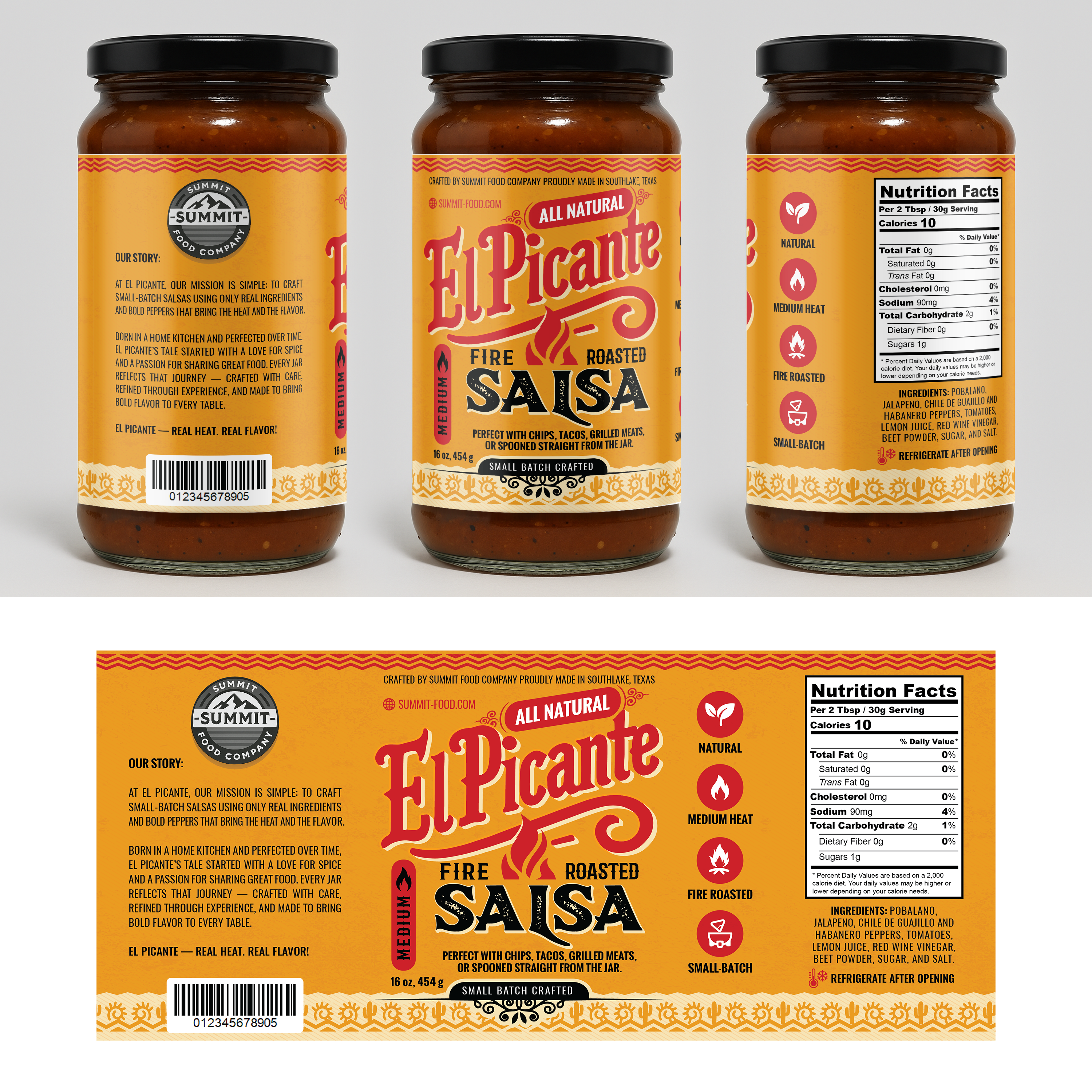 Label Design by Navisol Creatives for Summit Food Company | Design #35071929