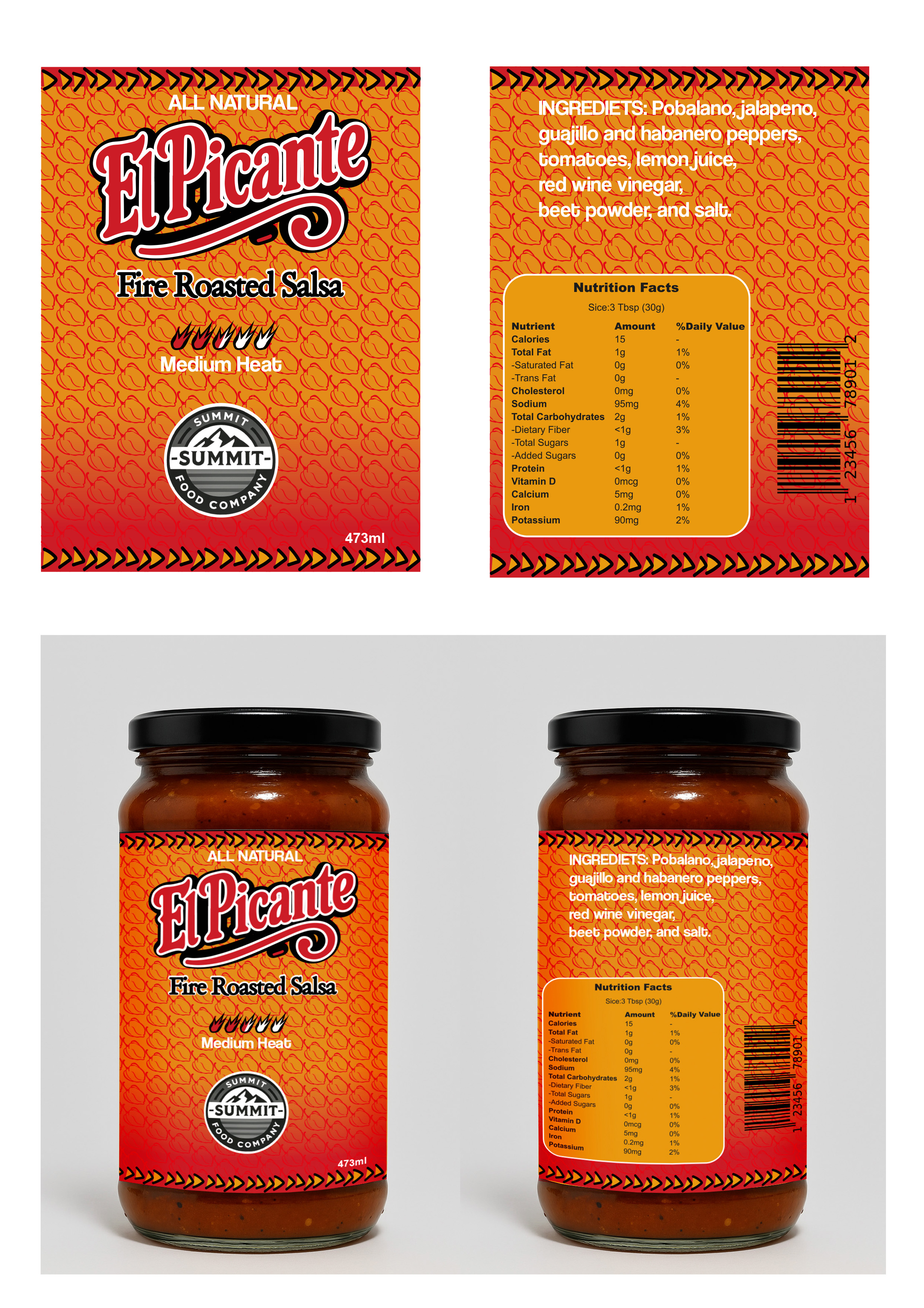 Label Design by verpa for Summit Food Company | Design #35090976