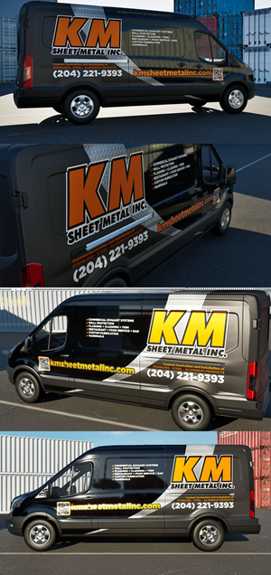 Graphic Design by VEDG for KM Sheet Metal Inc. | Design: #35091750