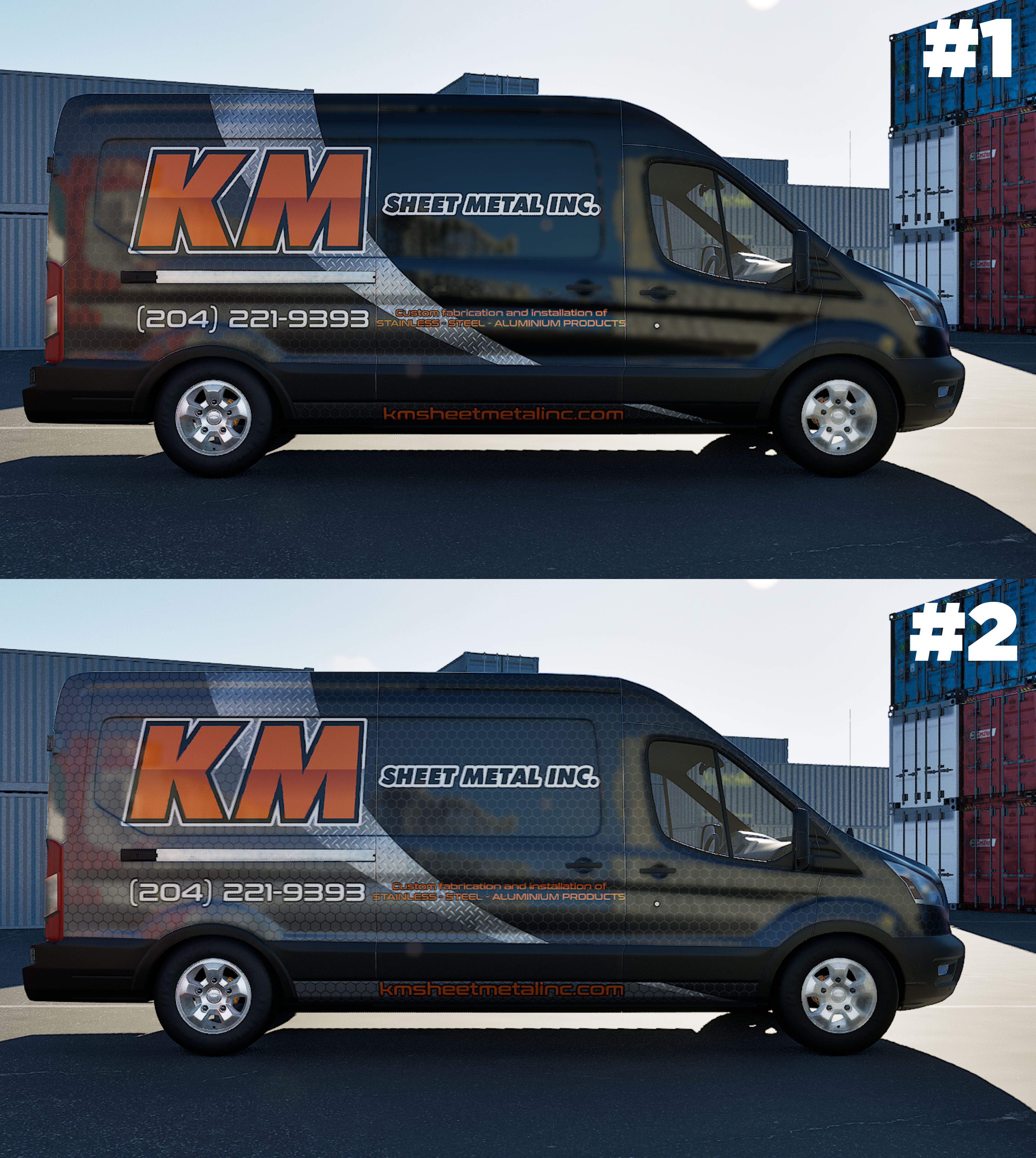 Grafik-Design von VEDG für KM Sheet Metal Inc. | Design #35115205