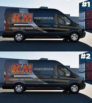 Graphic Design by VEDG for KM Sheet Metal Inc. | Design: #35115205
