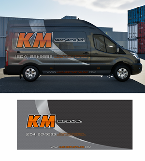 Graphic Design by VEDG for KM Sheet Metal Inc. | Design: #35130285