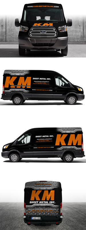 Graphic Design by AZ_Studio for KM Sheet Metal Inc. | Design: #35091480