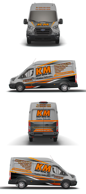 Graphic Design by ANGGI MAULANA PRAKOSO for KM Sheet Metal Inc. | Design: #35089596
