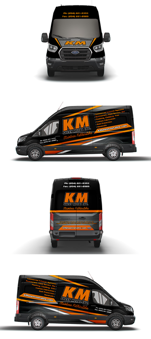 Graphic Design by ANGGI MAULANA PRAKOSO for KM Sheet Metal Inc. | Design #35093253