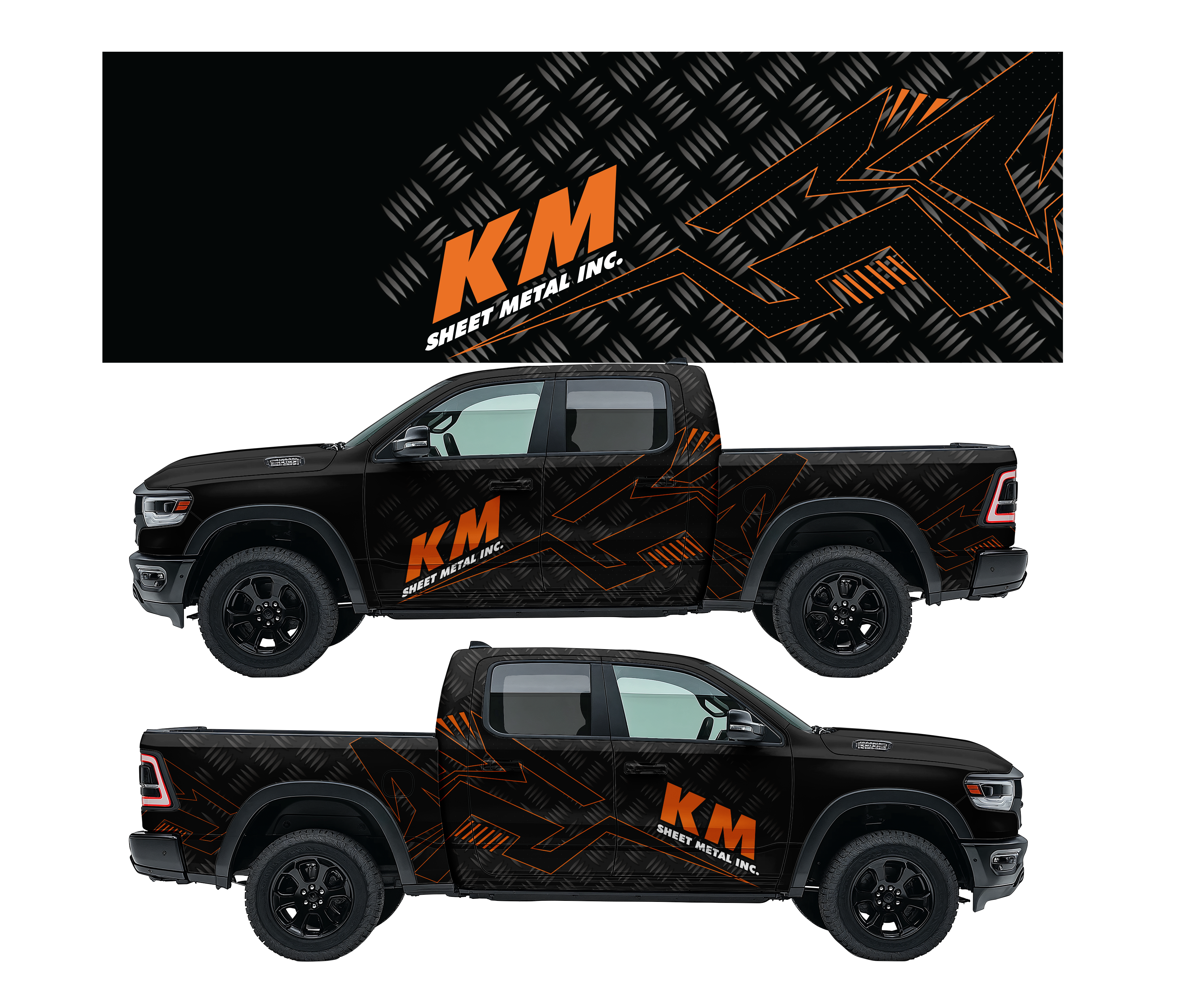 Grafik-Design von Baraka Joe für KM Sheet Metal Inc. | Design #35092137