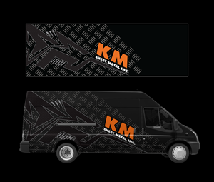 Graphic Design by Baraka Joe for KM Sheet Metal Inc. | Design #35097267