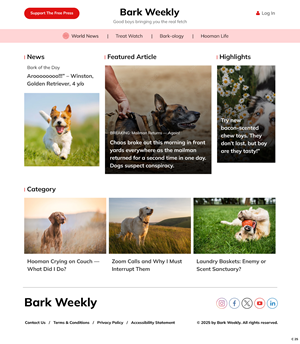 Wix Design by pb for Inkwell Publishing LLC | Design: #35086639