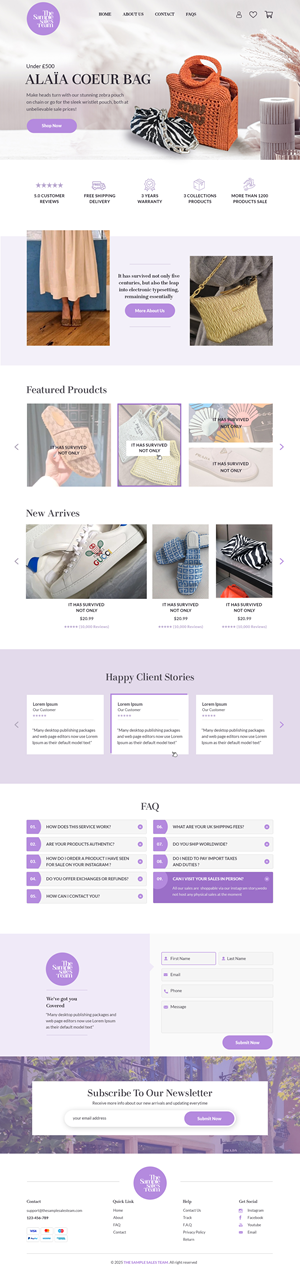 Web Design by sai.designer87 for this project | Design #35079151
