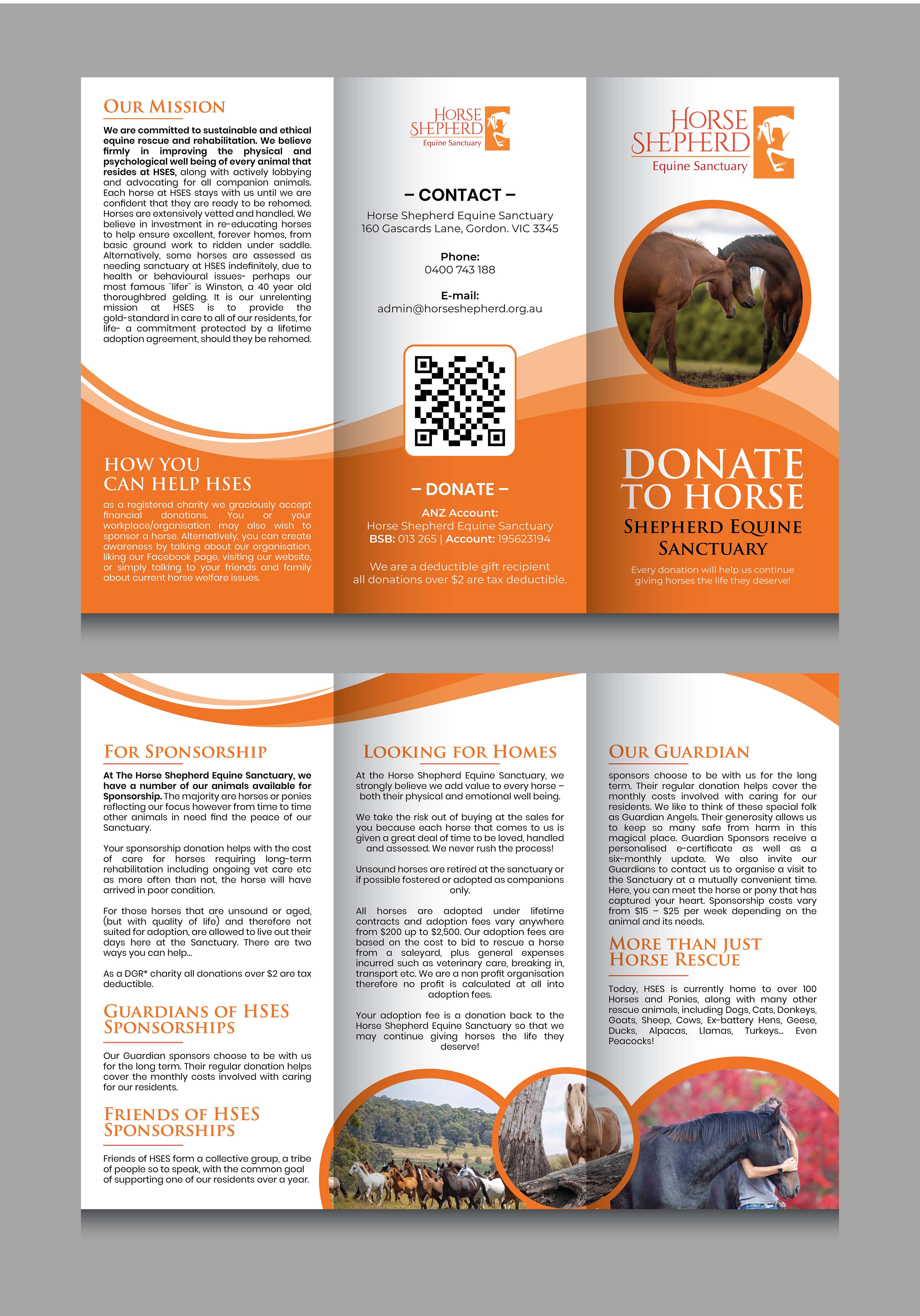 Flyer Design by 3Guys for Horse Shepherd Park | Design #35112808