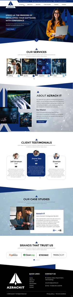 Web Design by pb for this project | Design: #35078528