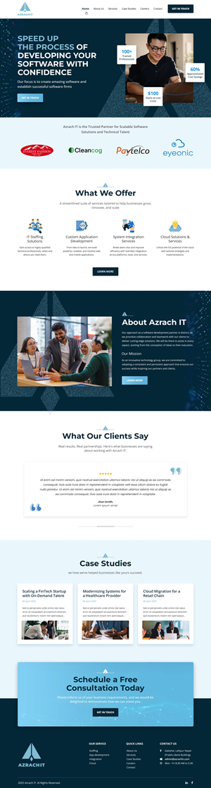 Web Design by pb for this project | Design: #35078533