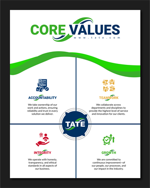 Diseño Gráfico por Fine Graphics House para Tate Engineering | Diseño: #35280493